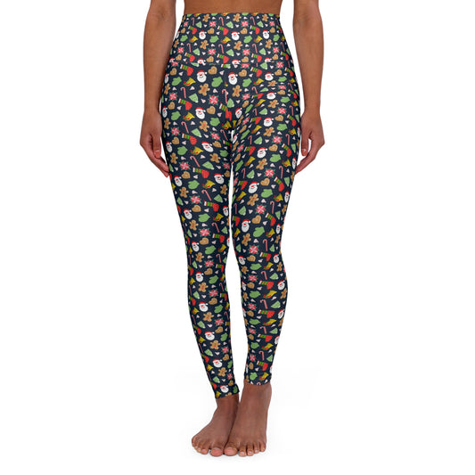 Merry & Bright High Waisted Yoga Leggings