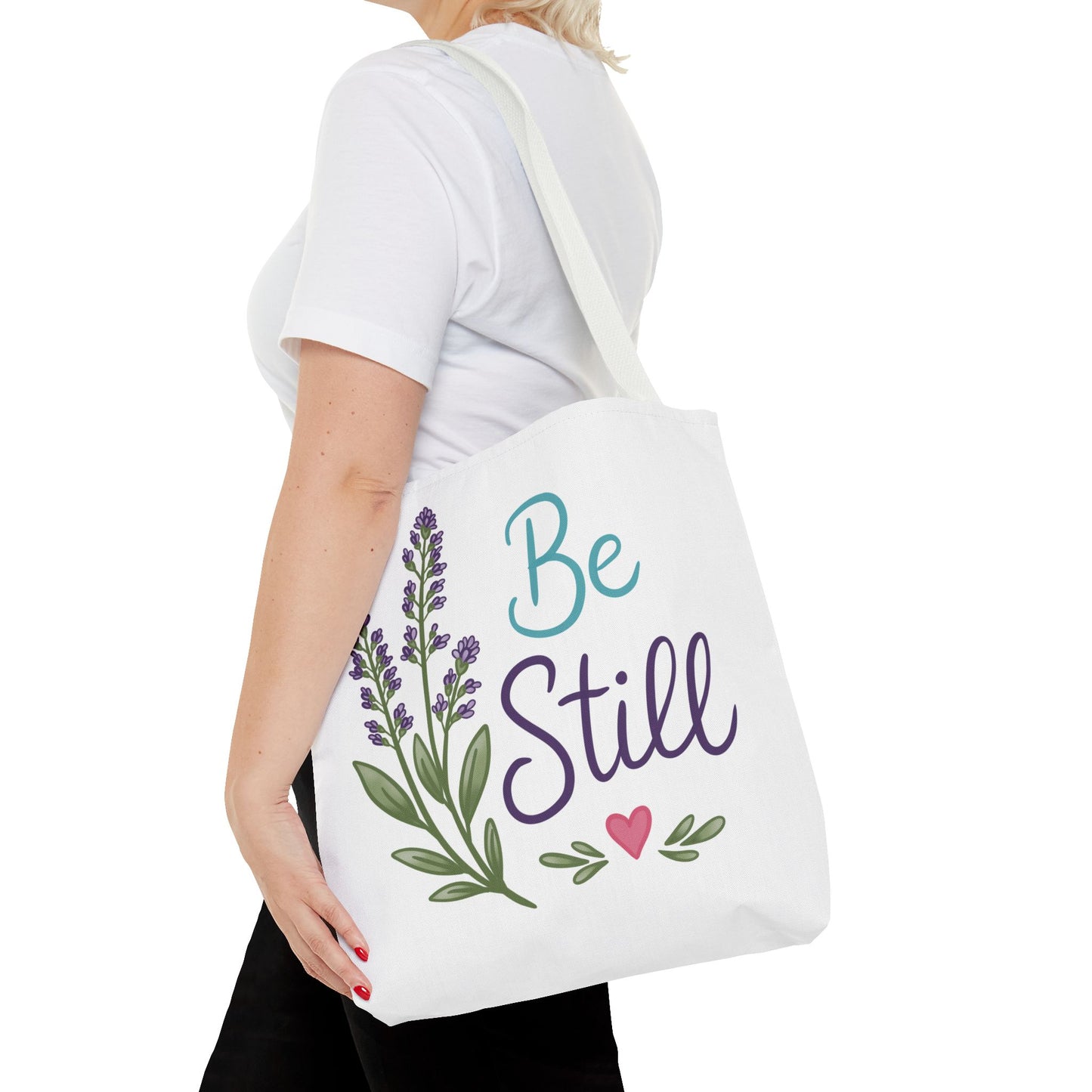 Be Still Lavender Tote Bag