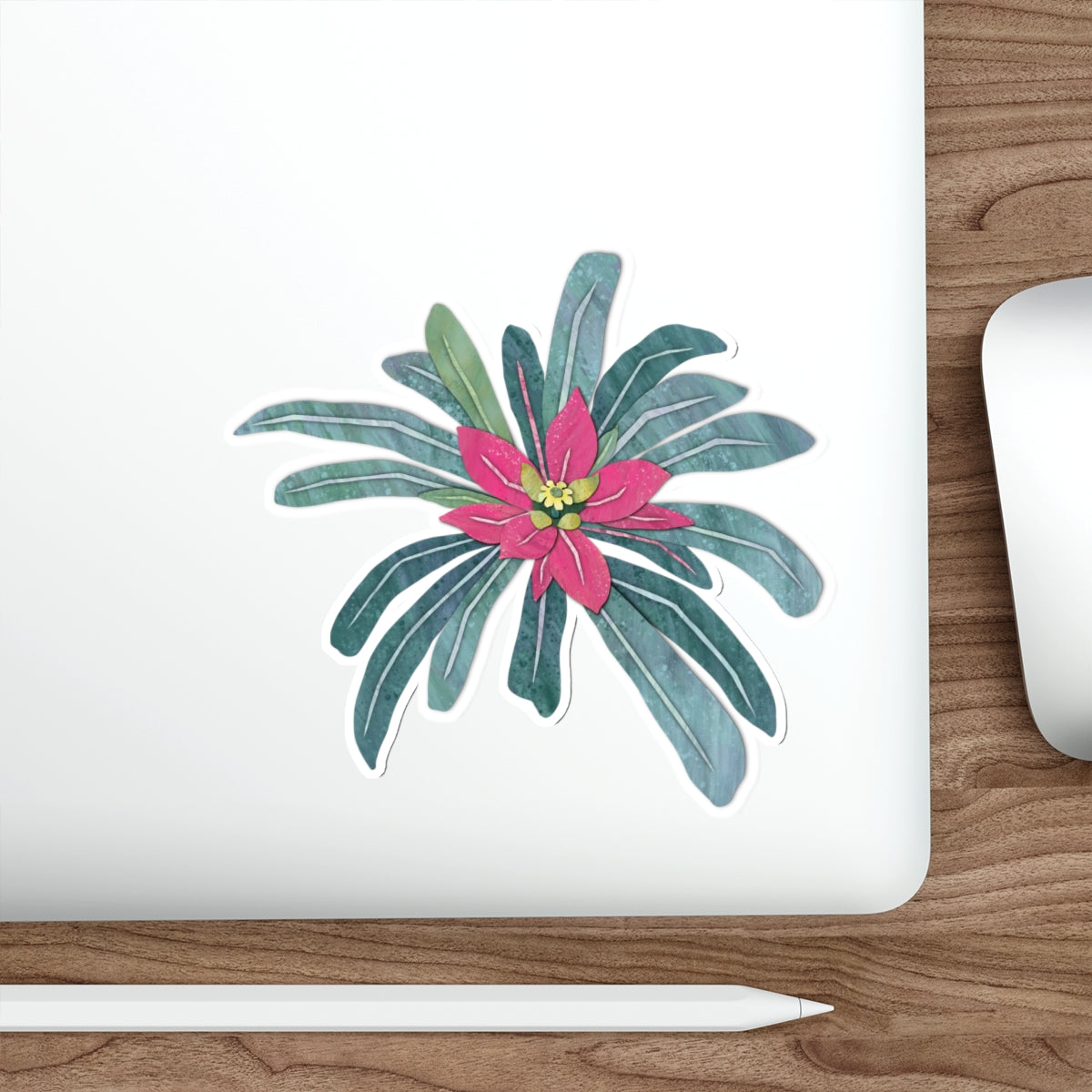 Euphorbia, Tropical Flower Die-Cut Stickers