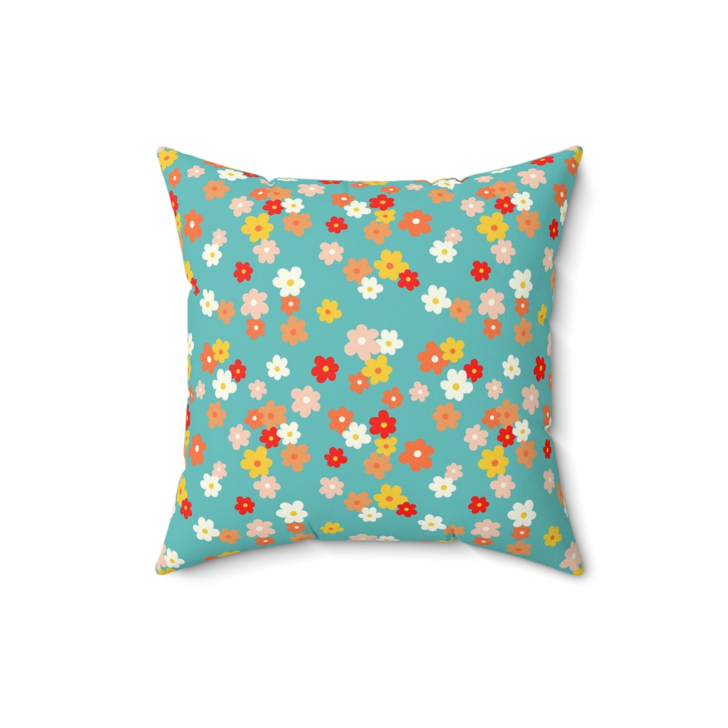Ditzy Daisies Spun Polyester Square Pillow