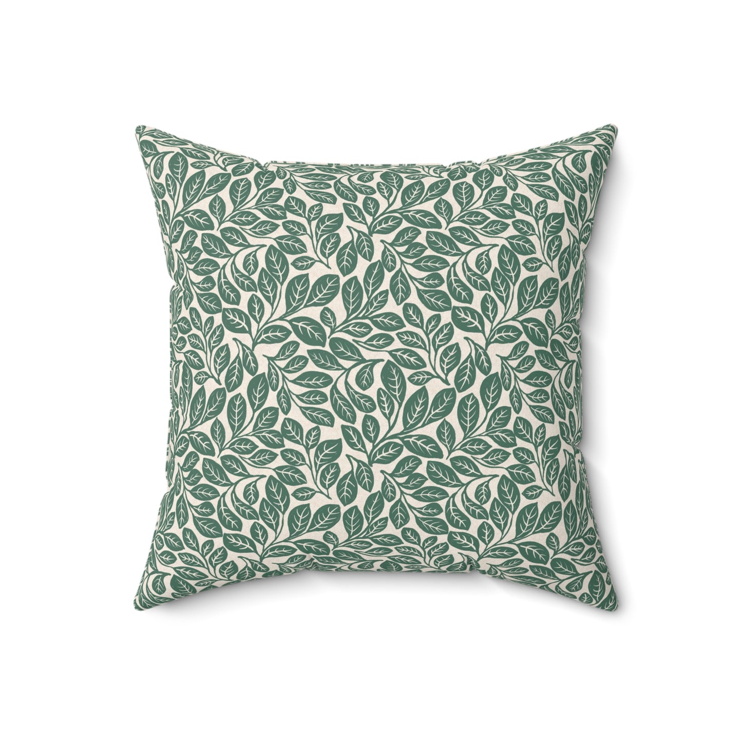 Sassafras Leaves Spun Polyester Square Pillow