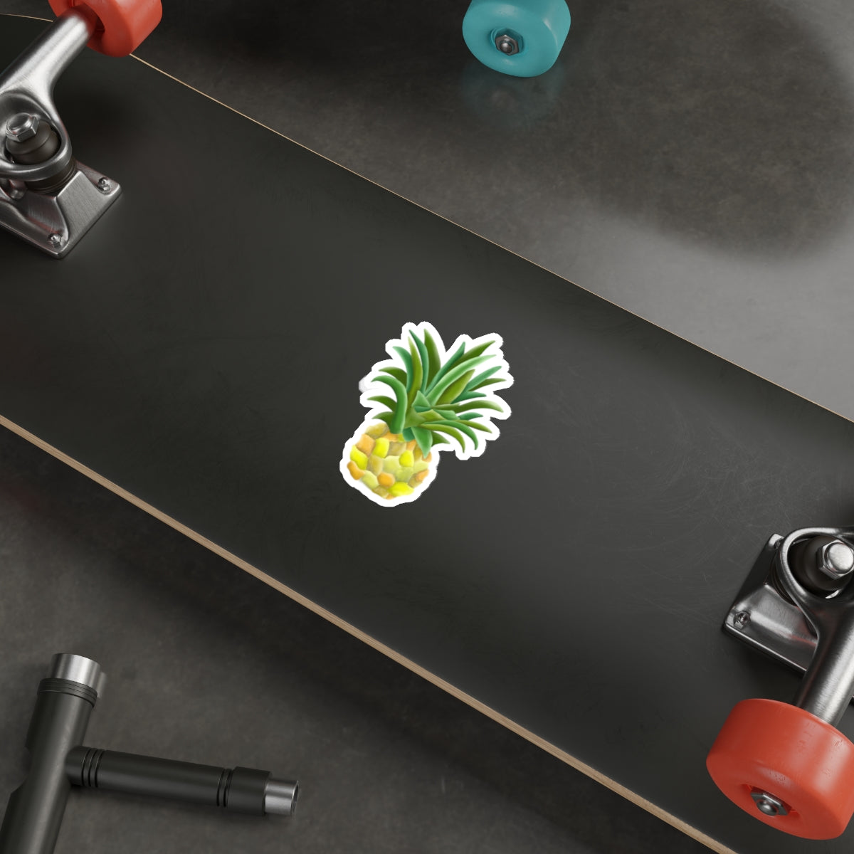 Fresh Pineapple Die Cut Sticker