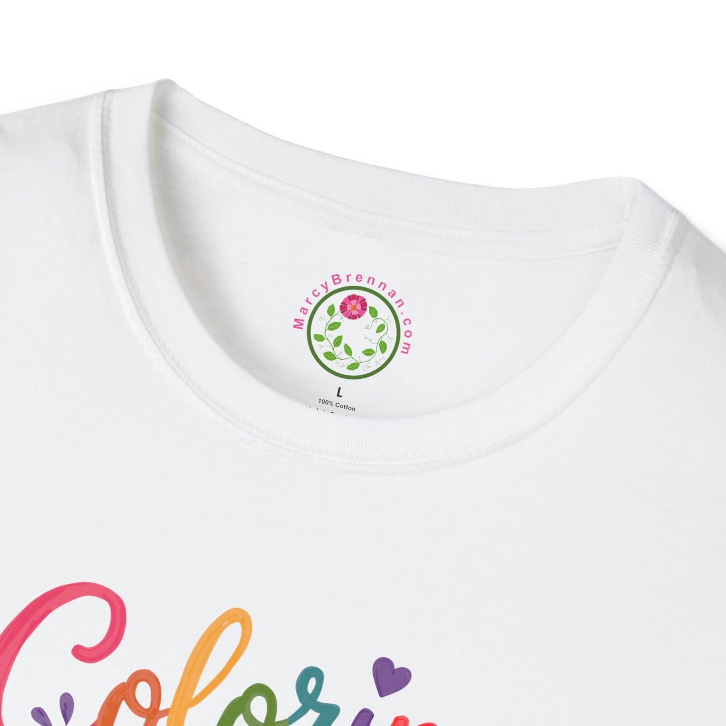 Coloring Is My Therapy T-Shirt — Floral Adult Coloring Hobby Tee
