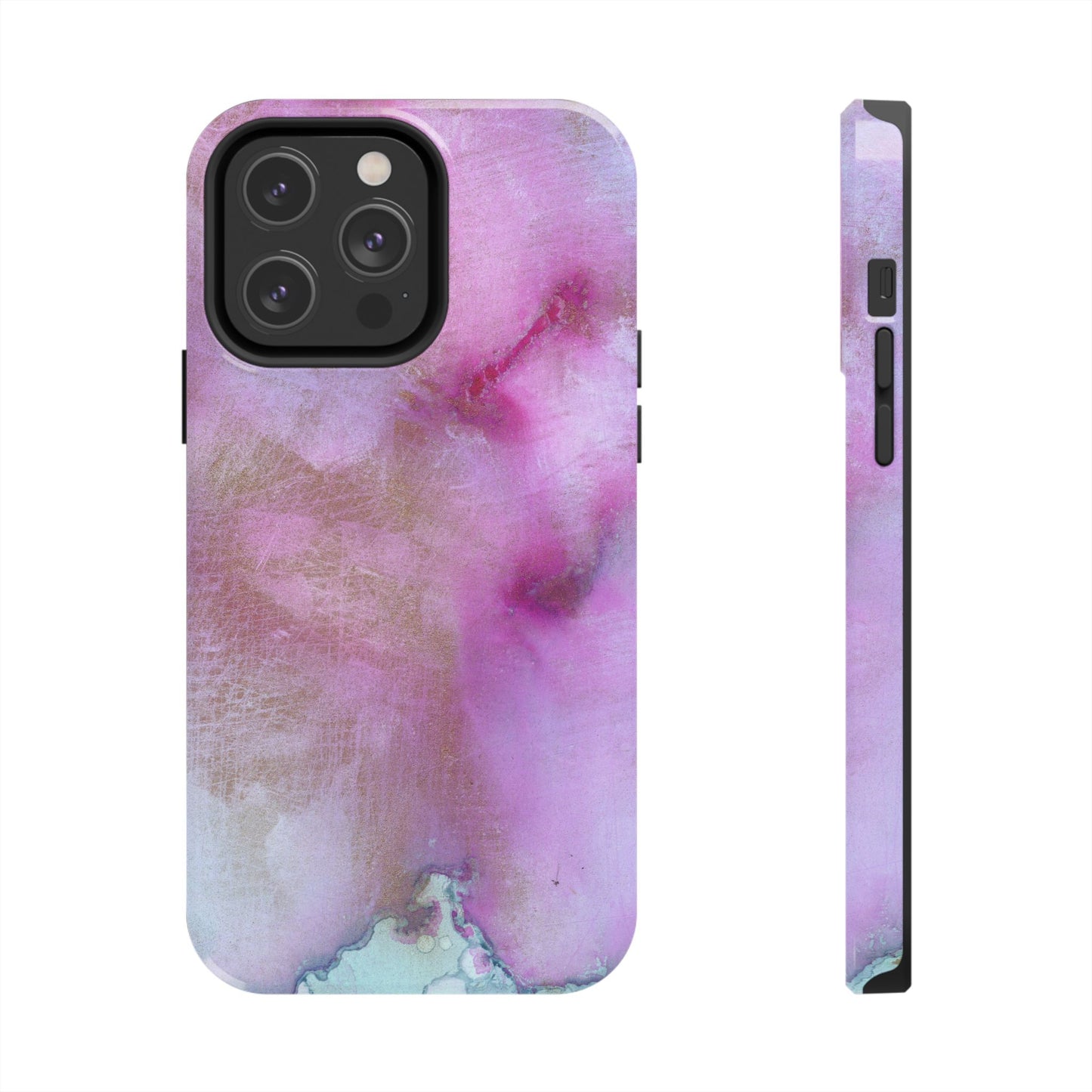 Abstract Soft Pinks Tough Phone Cases