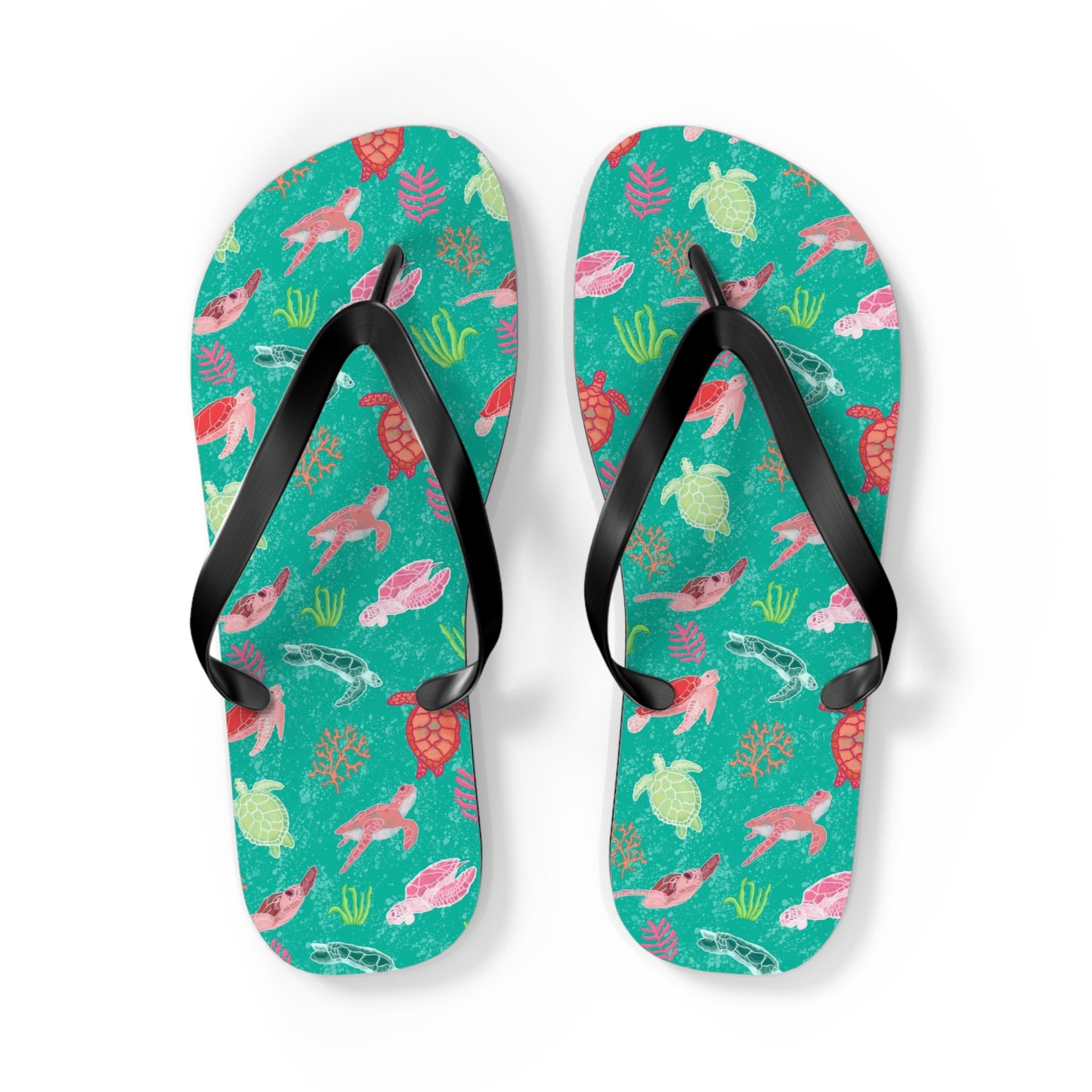 Sea Turtles Flip Flops