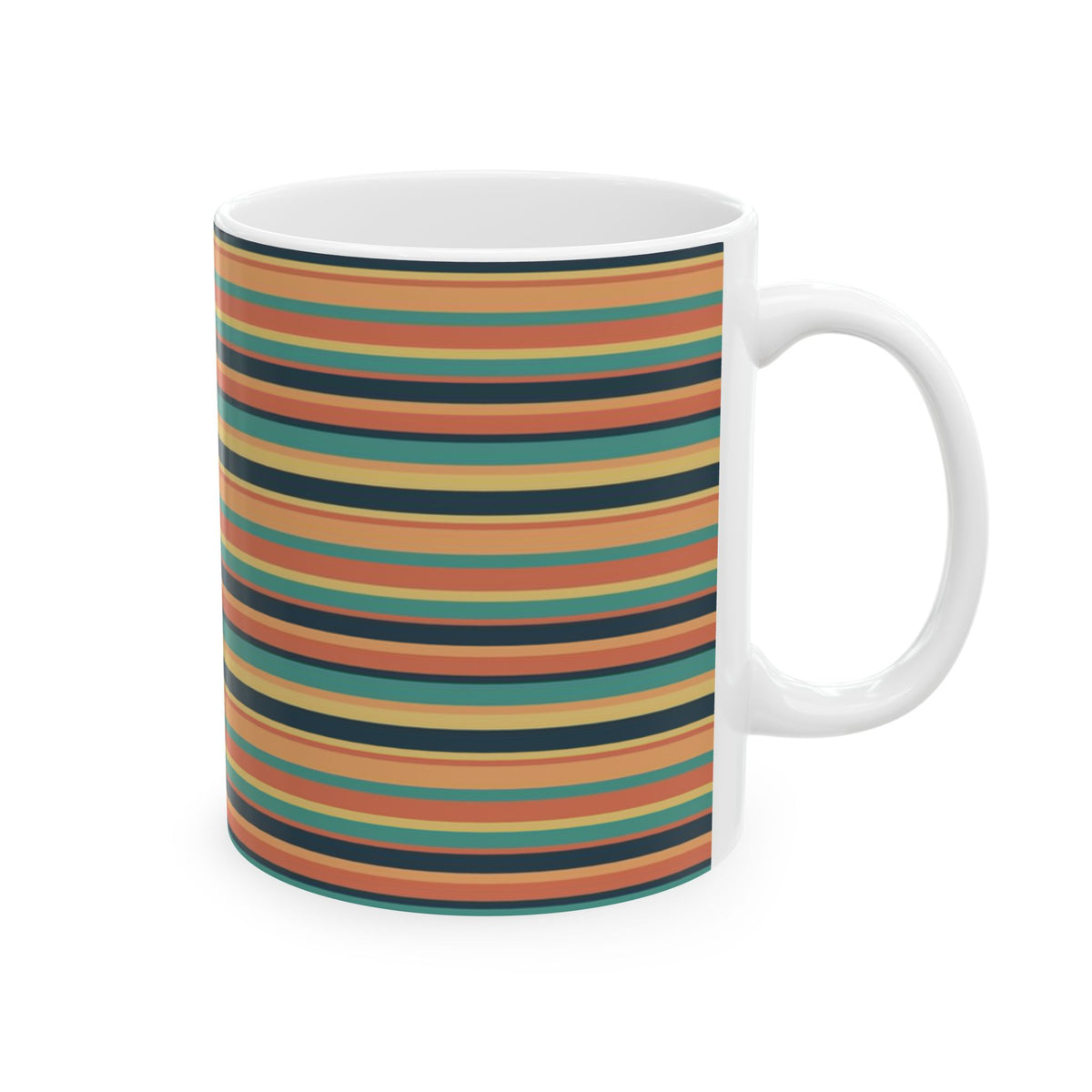 Sunbaked Stripes Ceramic Mug 11oz