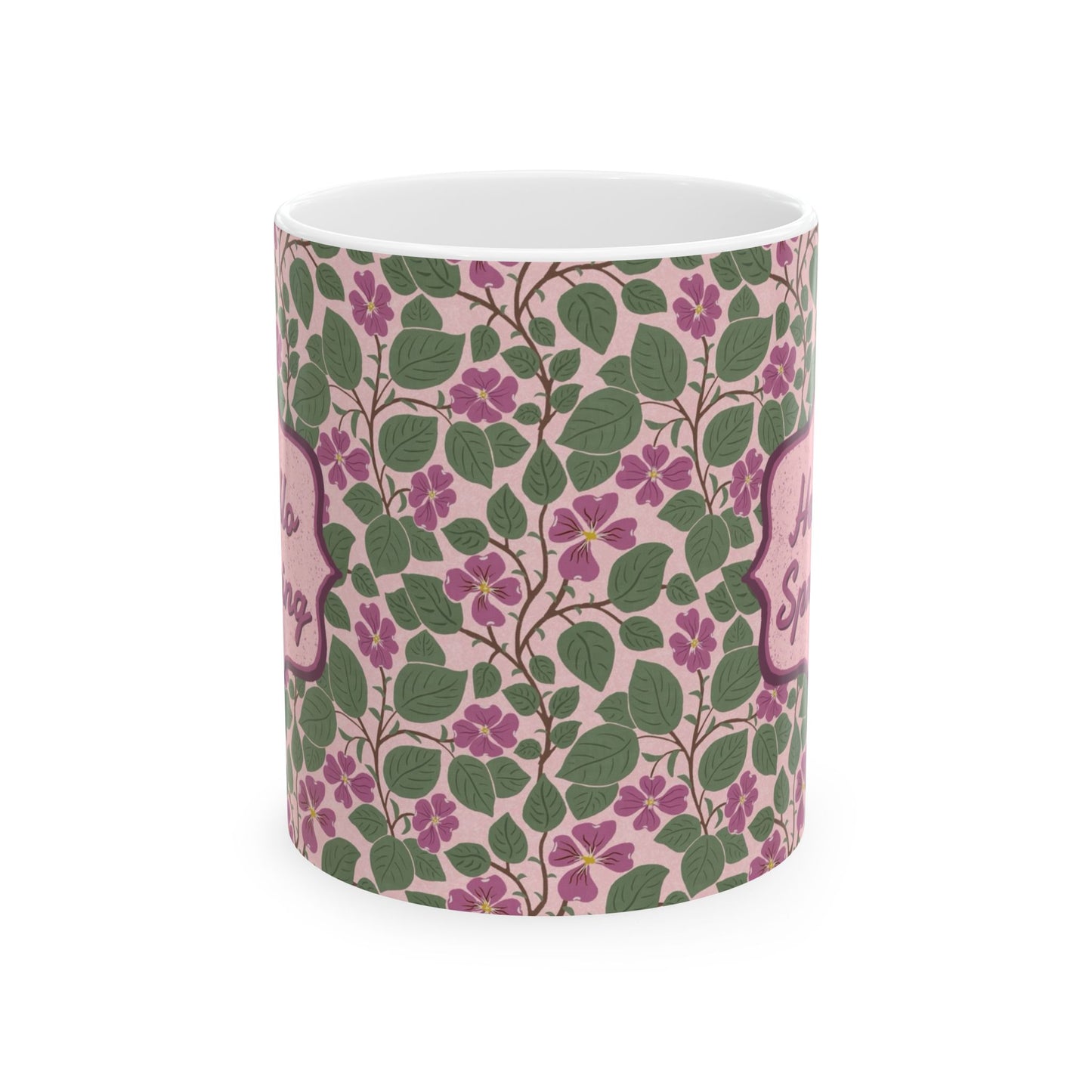 Pink Dogwoods - Hello Spring Ceramic Mug 11oz & 15oz
