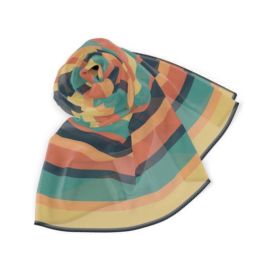 Sunbaked Stripes Poly Scarf