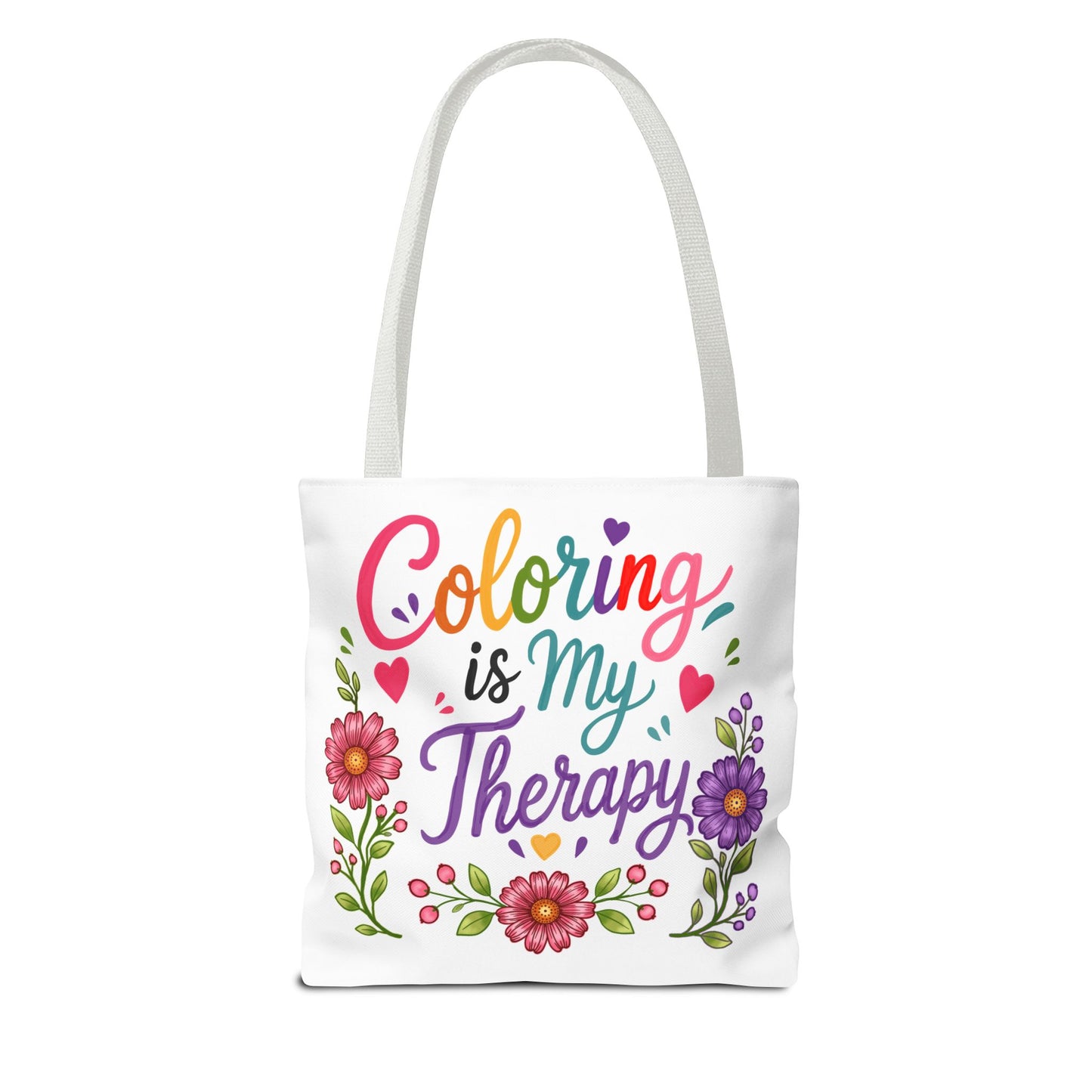 Coloring is My Therapy Tote Bag