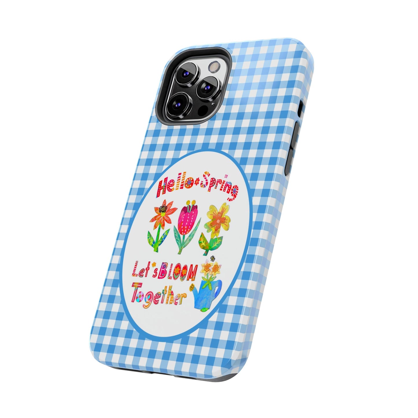 Hello Spring Collage Tough Phone Cases