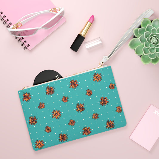 Dots & Daisies Clutch Bag