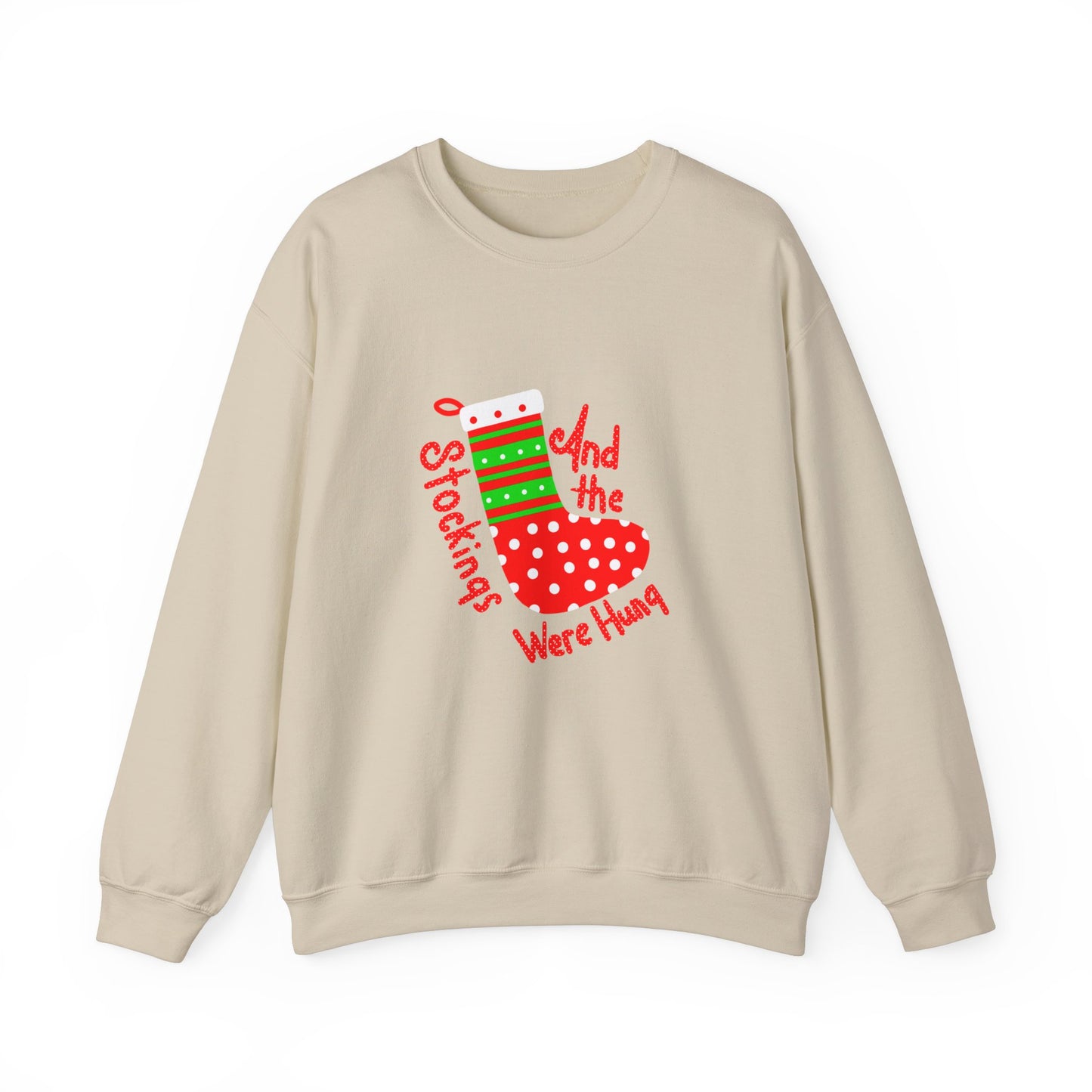 Christmas Stocking Unisex Heavy Blend™ Crewneck Sweatshirt