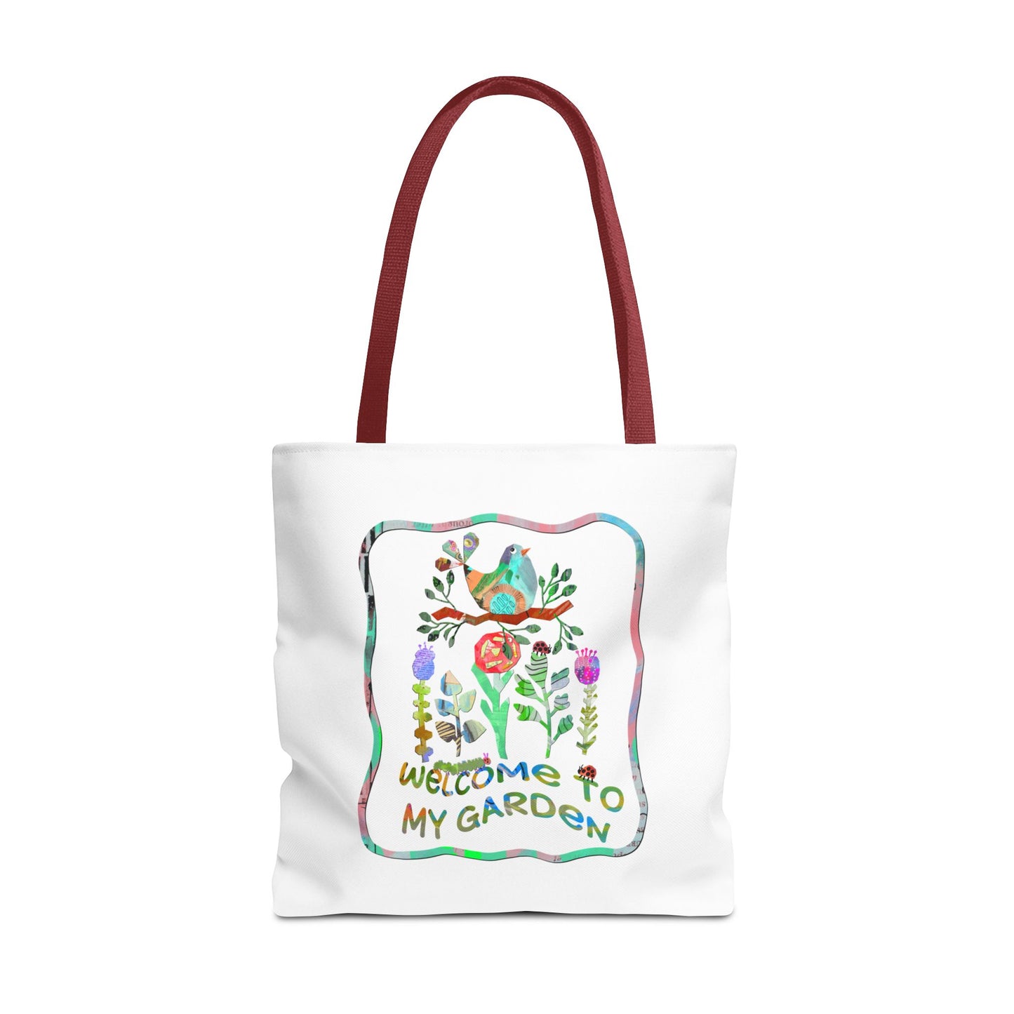 Welcome to My Garden Collage Tote Bag