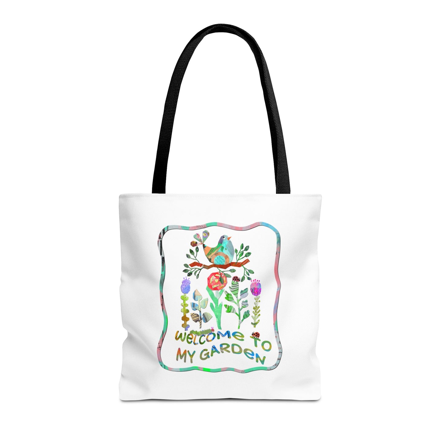 Welcome to My Garden Collage Tote Bag