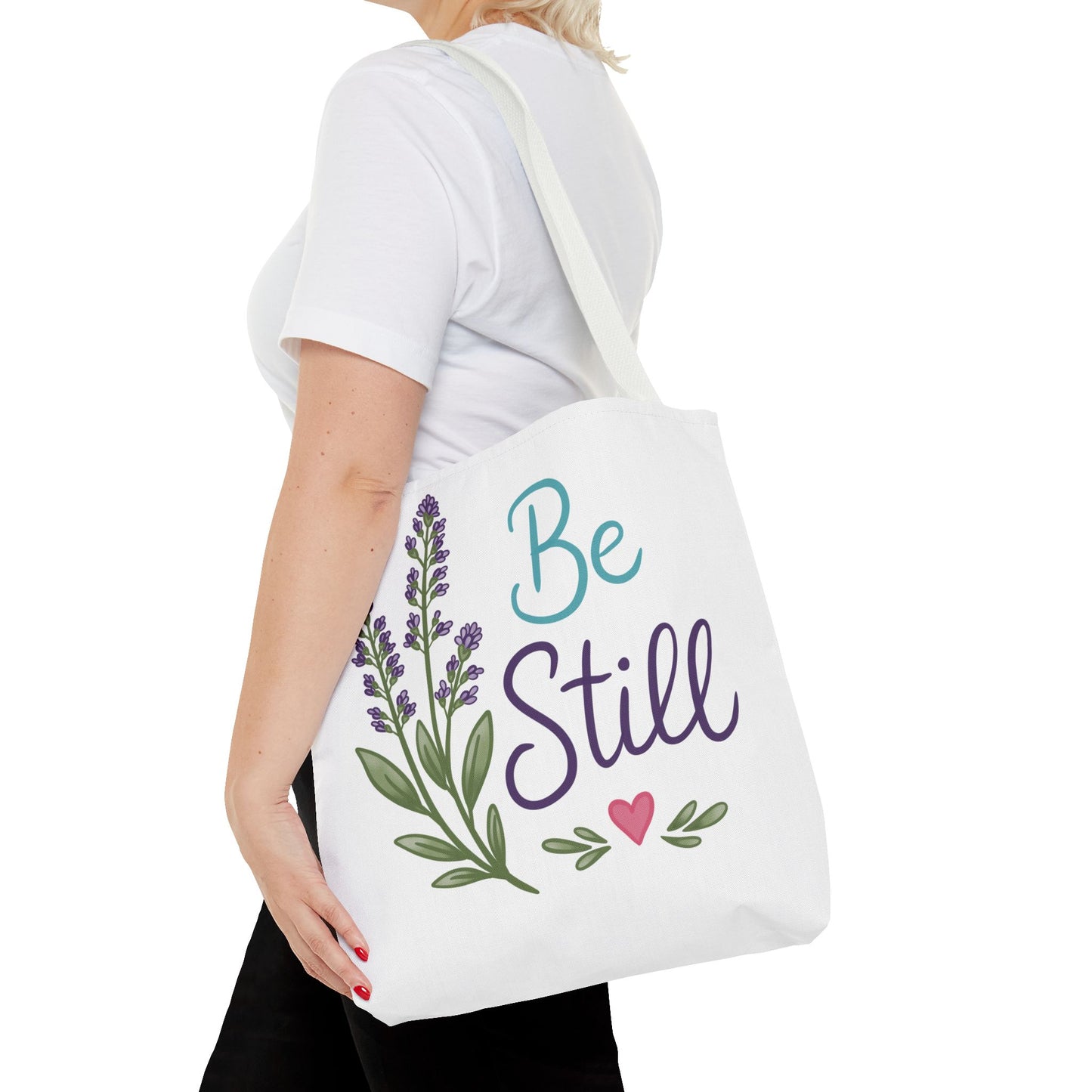 Be Still Lavender Tote Bag