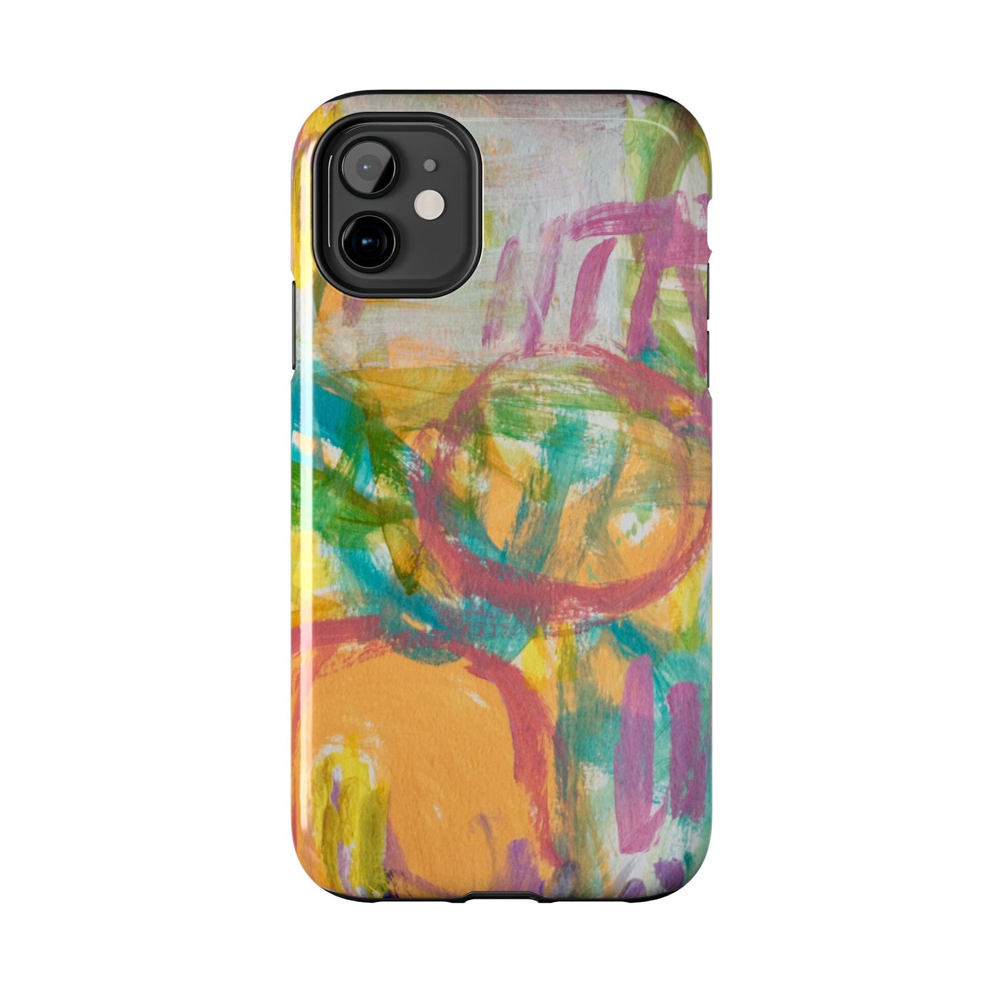 Abstract Pastel Circles Tough Phone Cases