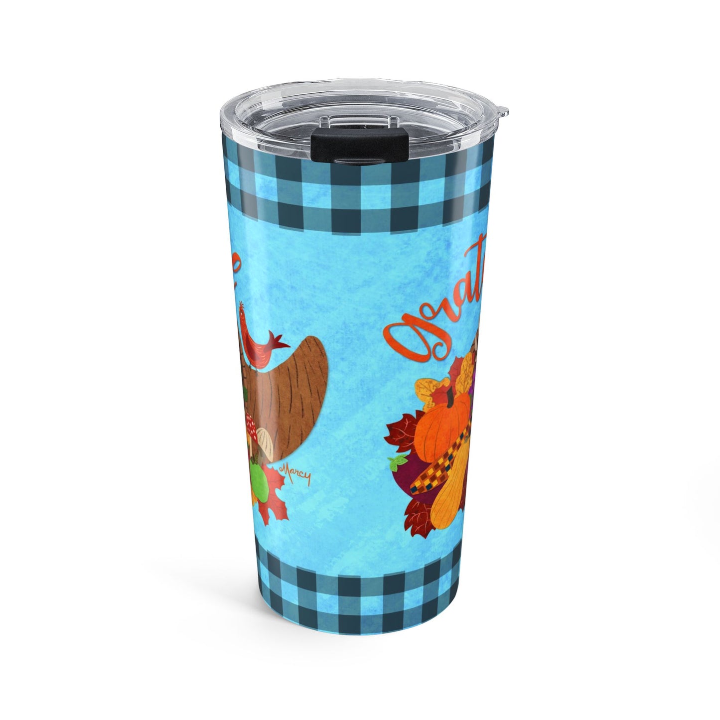 Cornucopia Collage Tumbler