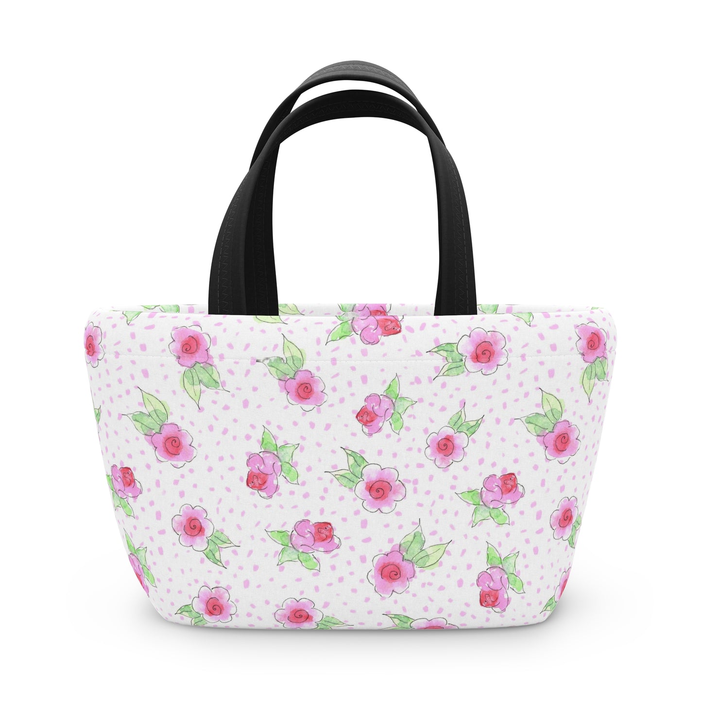 Maria’s Pink Roses Lunch Bag