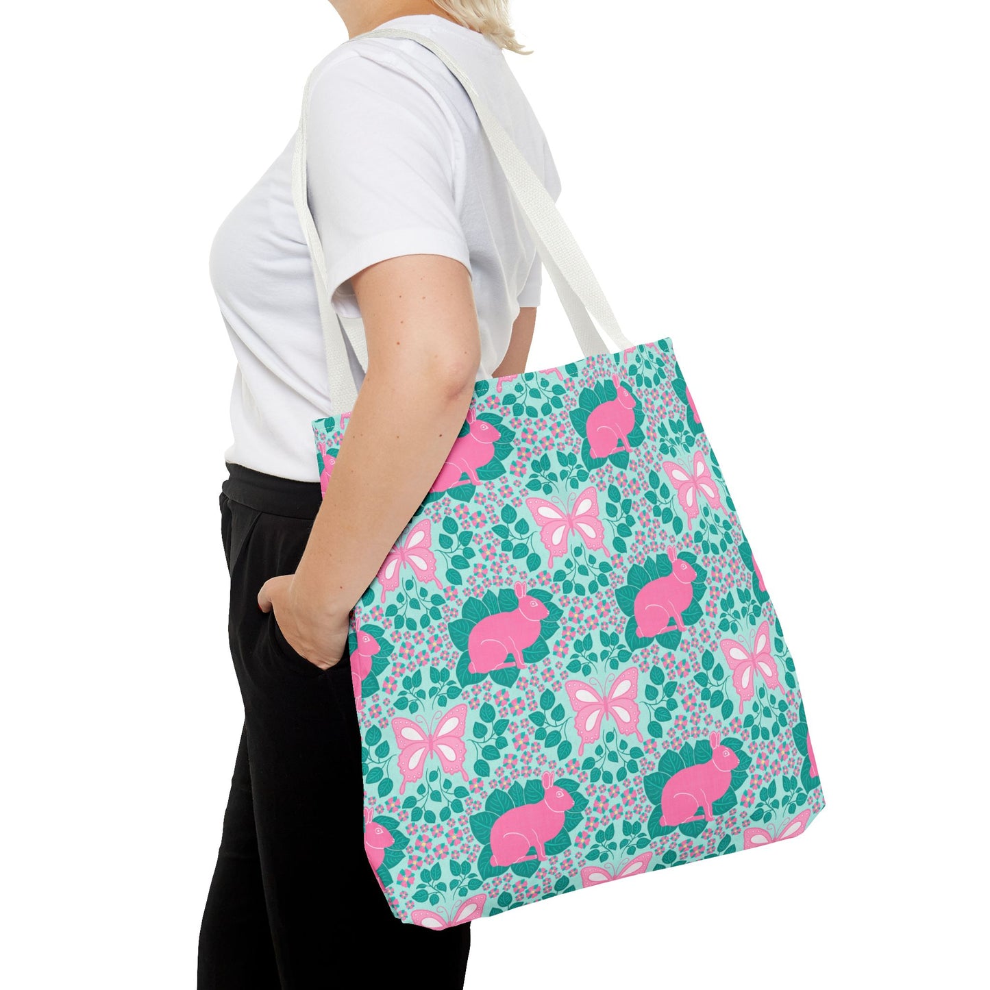 Bunnies & Butterflies Tote Bag