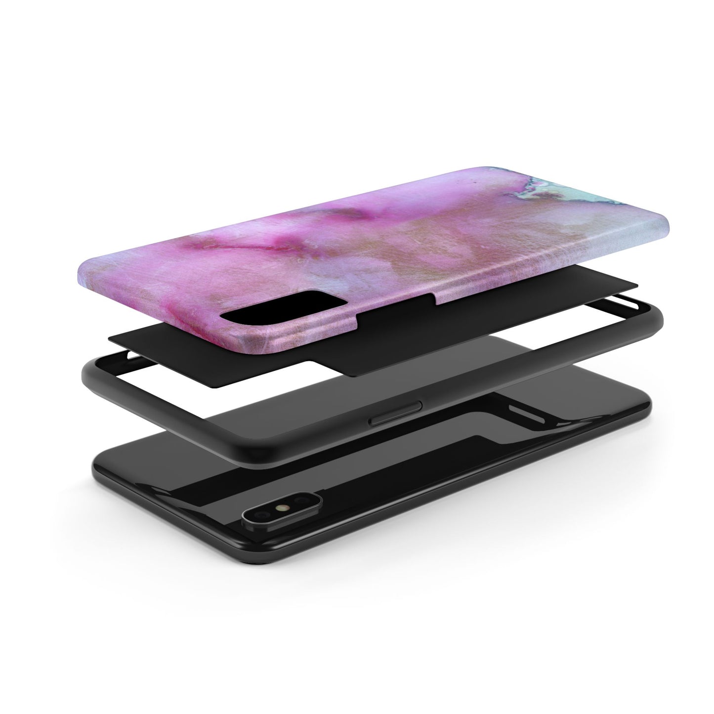 Abstract Soft Pinks Tough Phone Cases