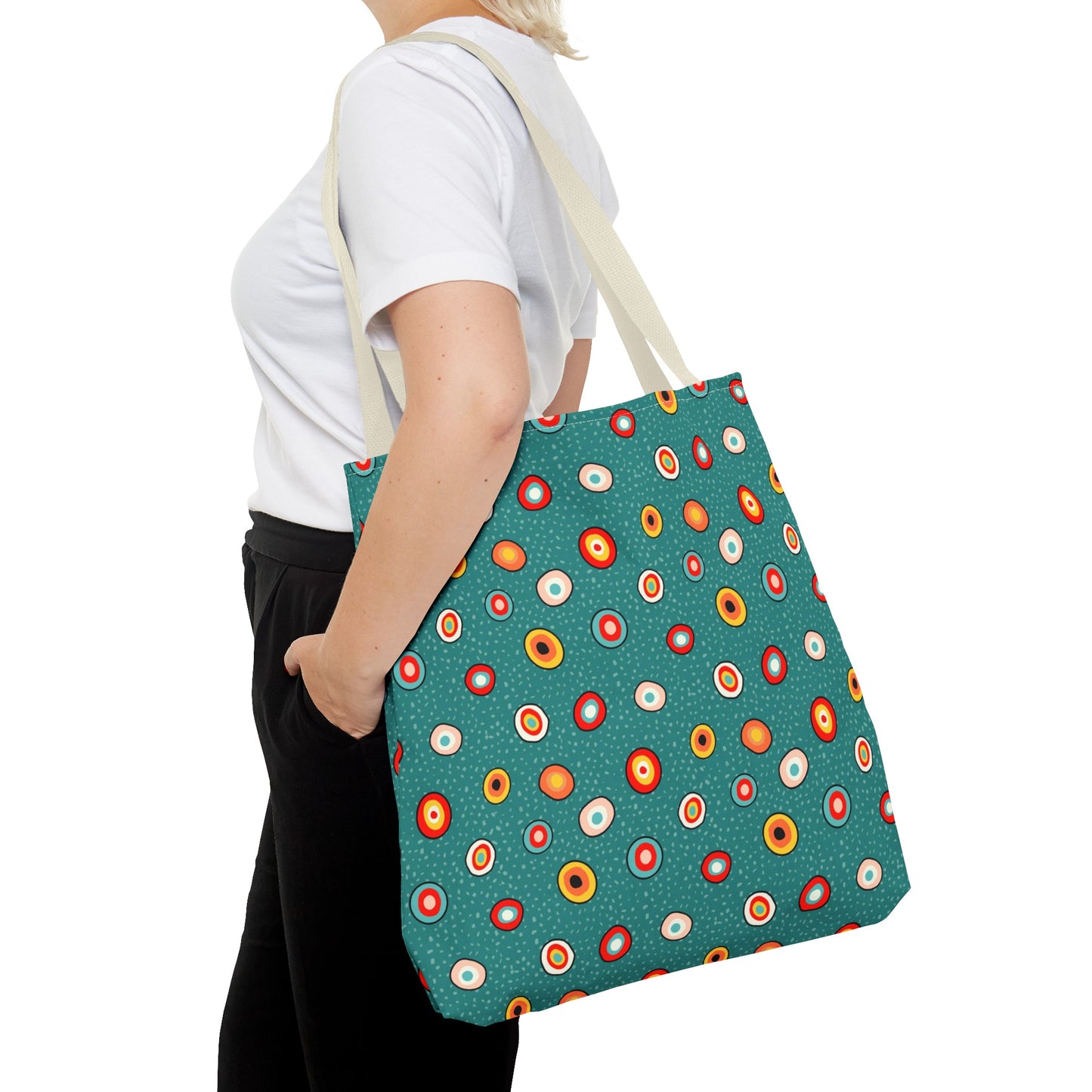 Funky Circles Tote Bag