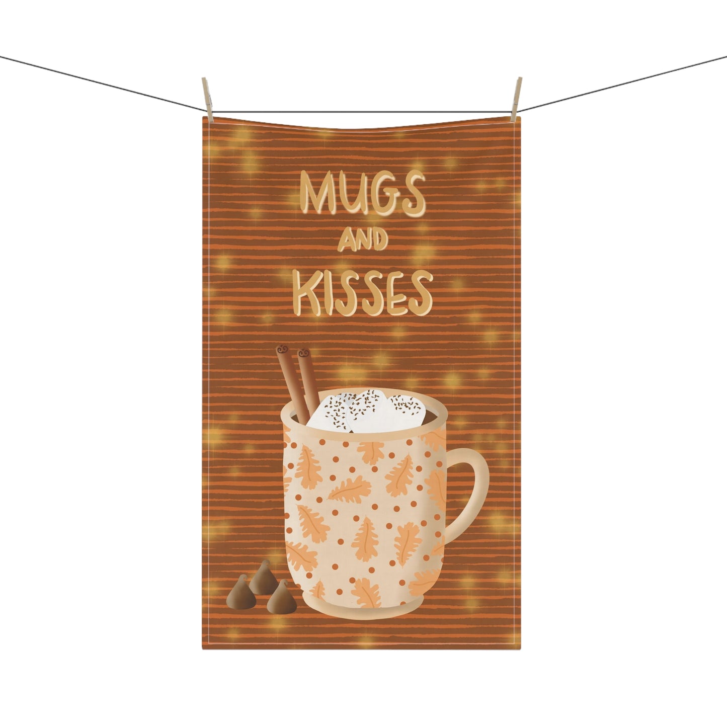 Hot Cocoa Cozy Fall Mug Kitchen Towel