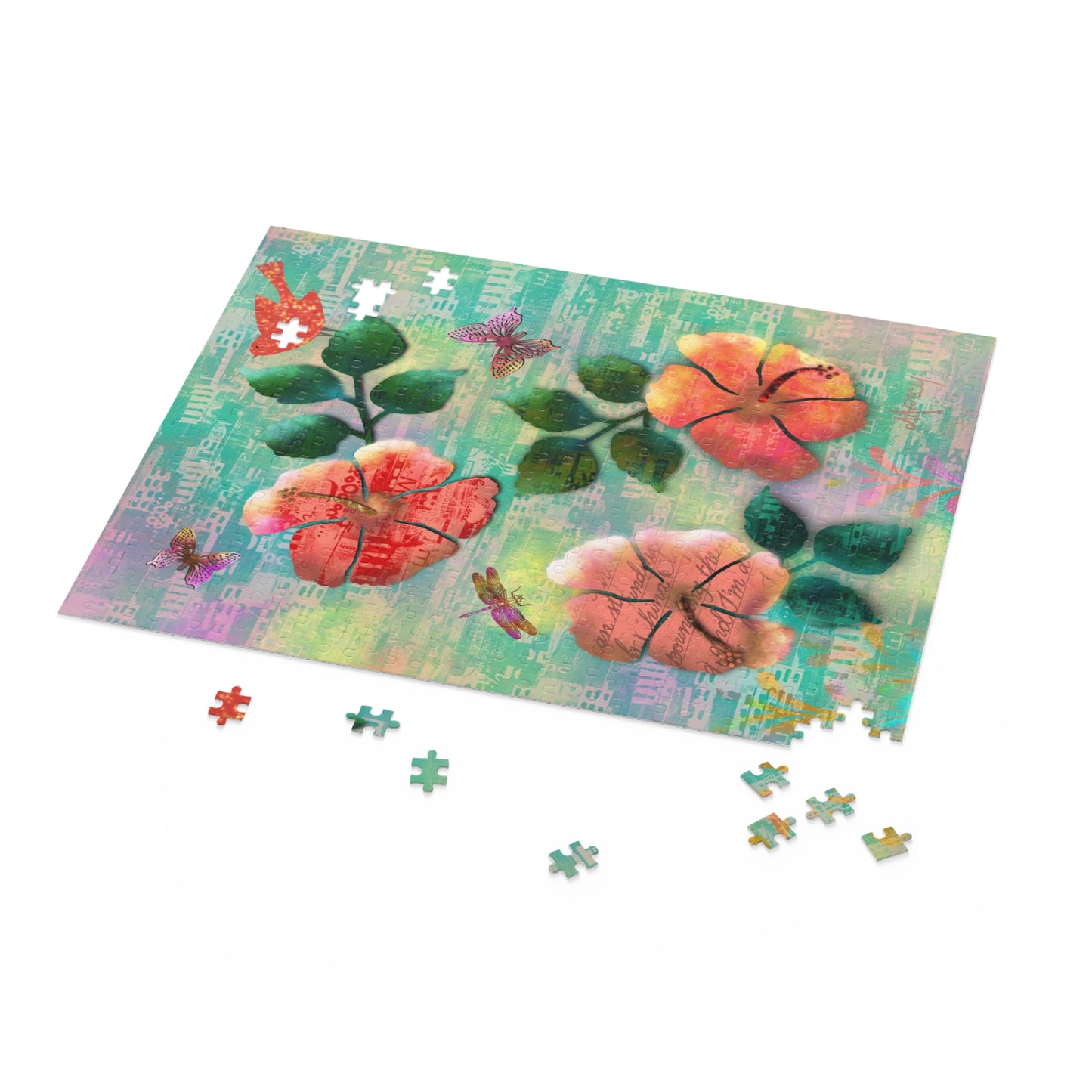 Magical Hibiscus Garden Puzzle (120, 252, 500-Piece)