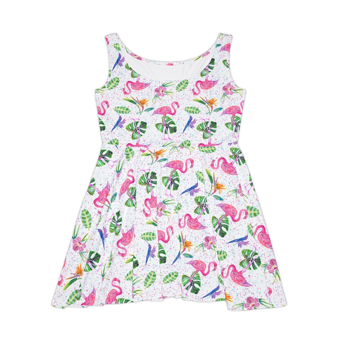 Flamingo Party Women's Skater Dress