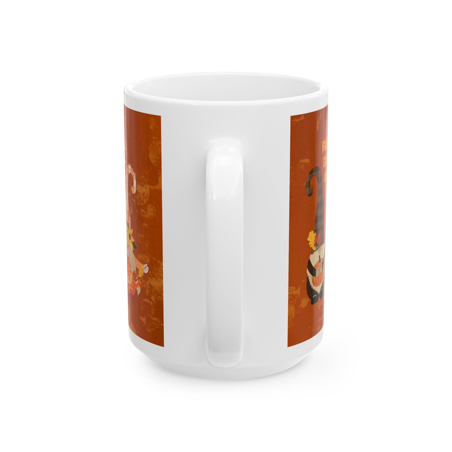 Fun Fall Gnome-ments Collage Ceramic Mug 11oz & 15oz