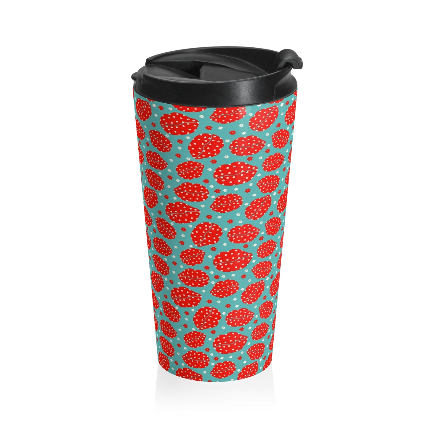 Red Hot Lips Stainless Steel Travel Mug