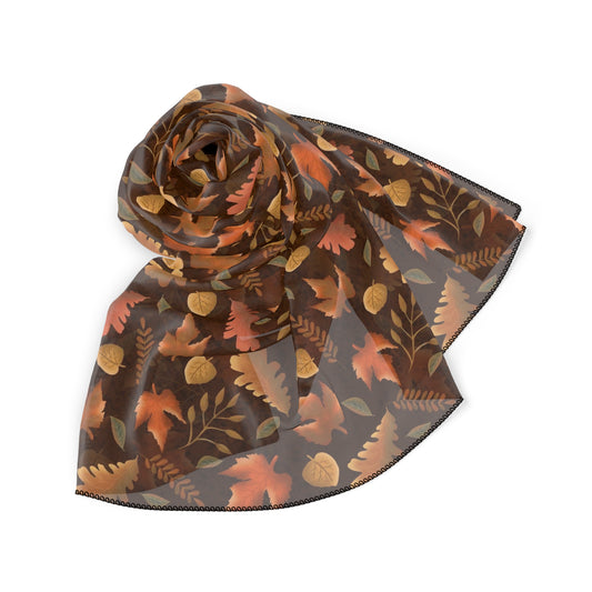 Falling Leaves Poly Scarf