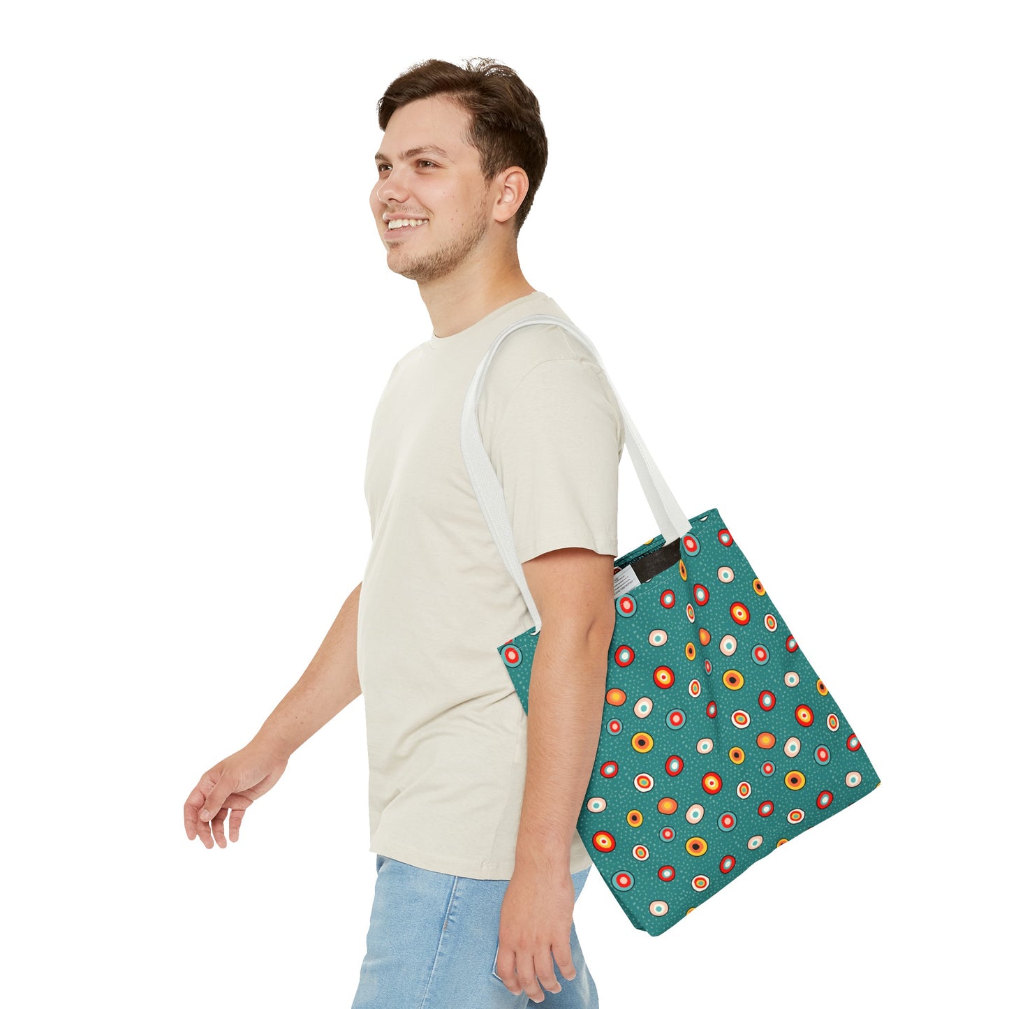 Funky Circles Tote Bag