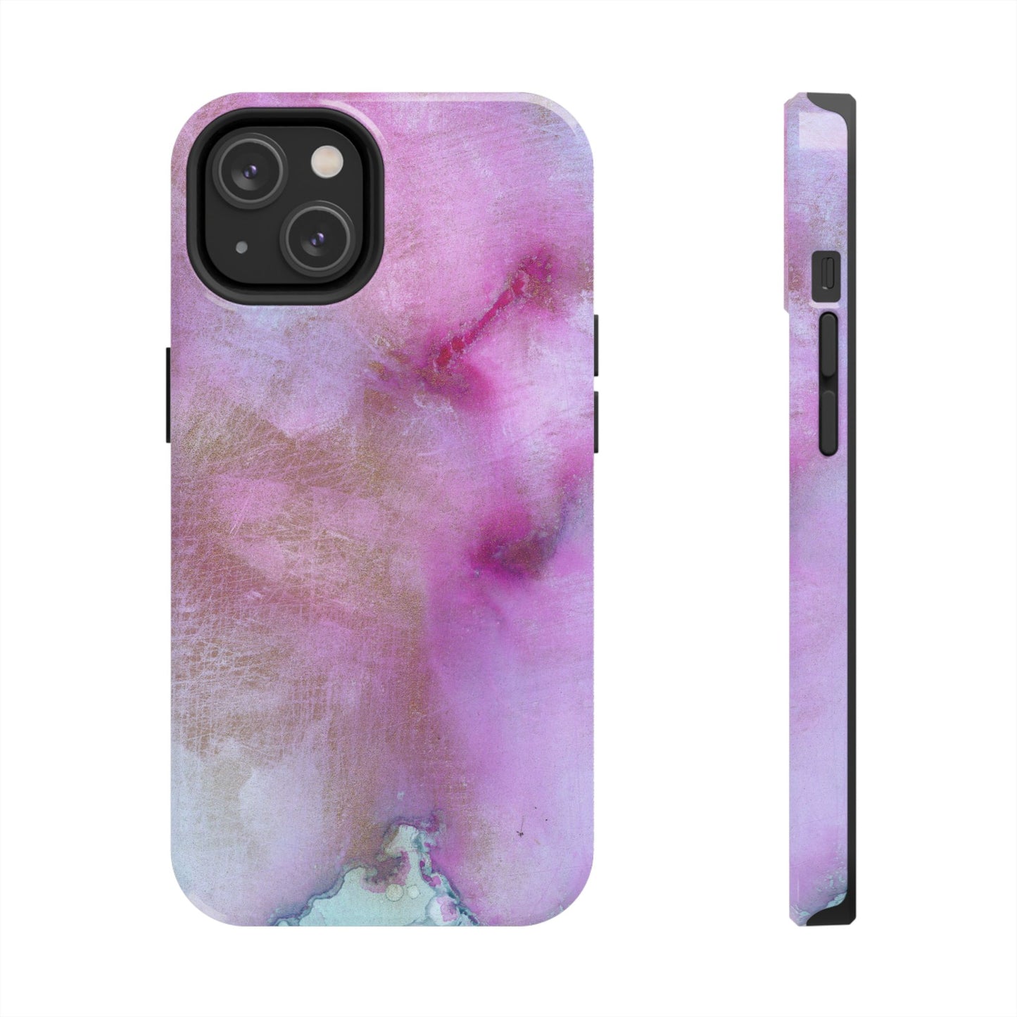 Abstract Soft Pinks Tough Phone Cases