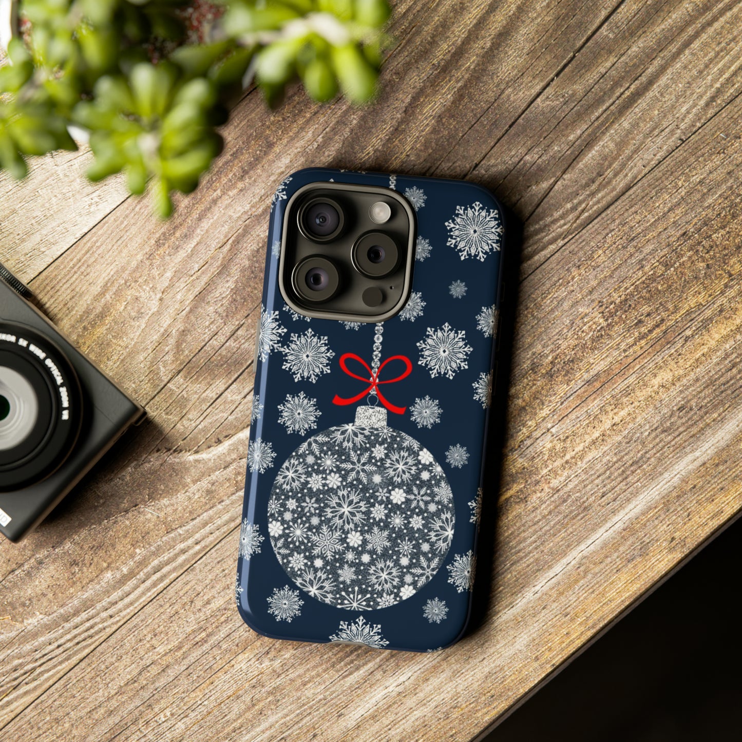 Sparkly Snowflake Bauble Tough Cases - Snowflake Bauble phone case