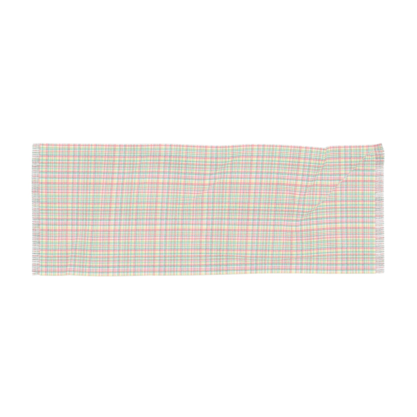 Hibiscus Garden Plaid Light Scarf