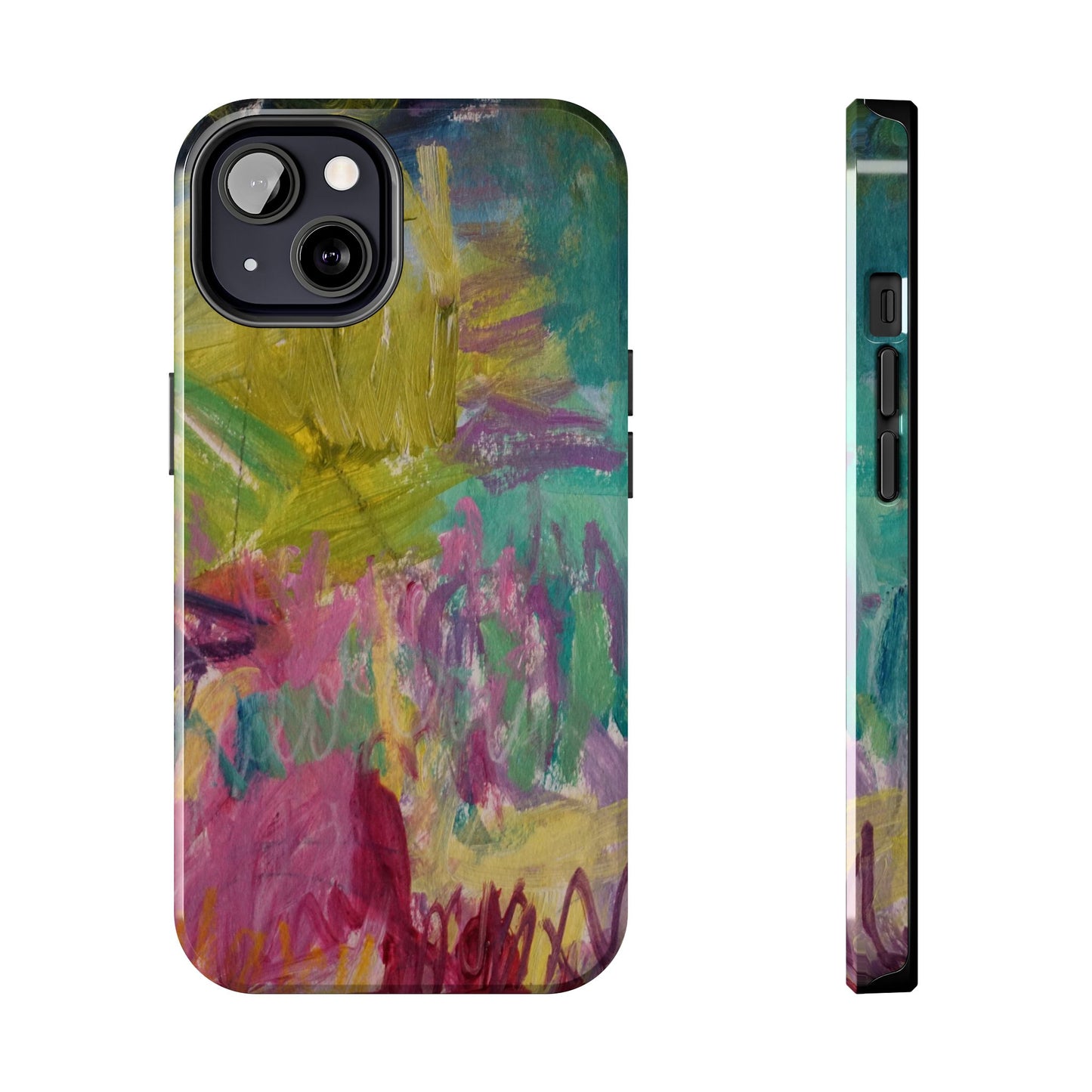 Abstract Pastel Tough Phone Cases