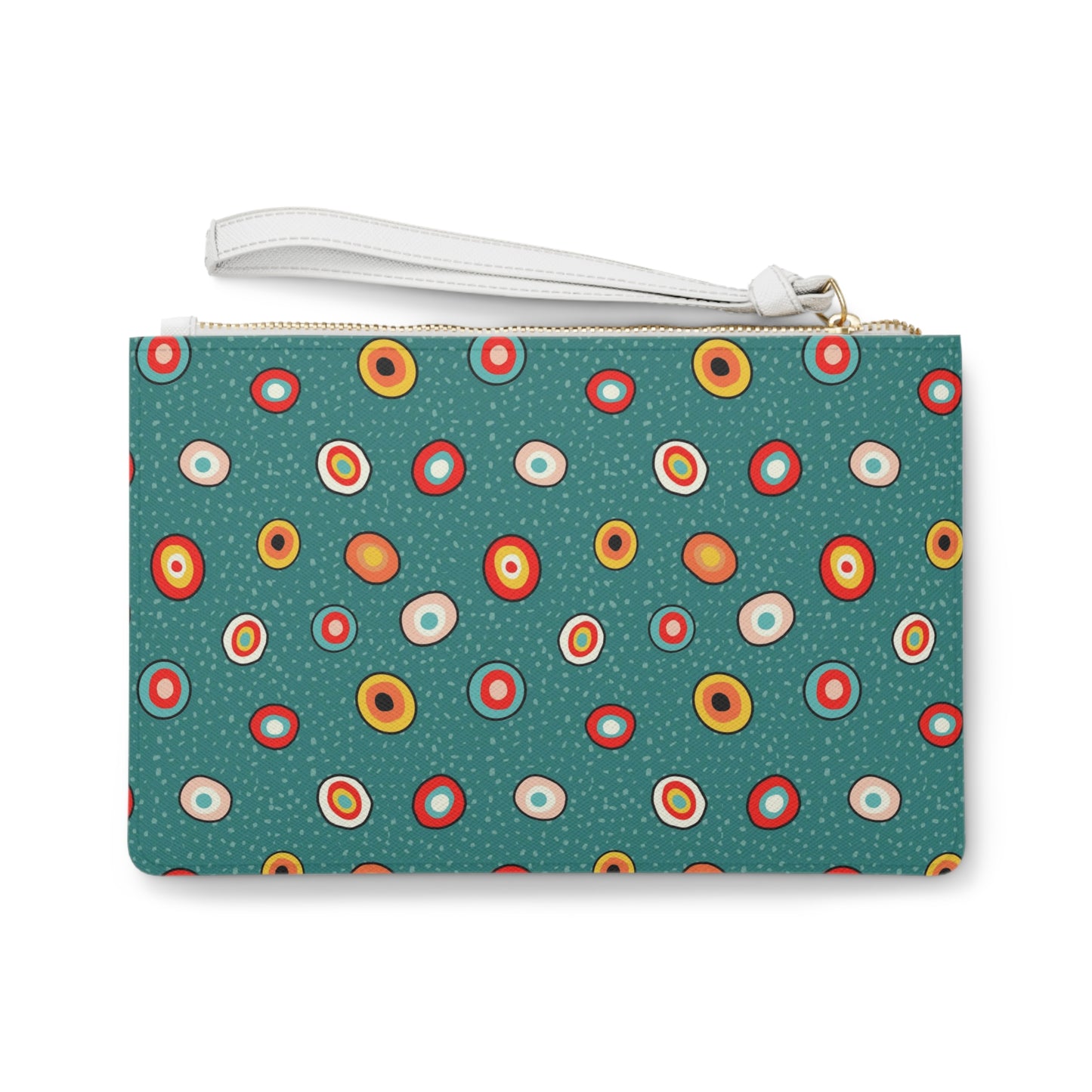 Funky Circles Clutch Bag