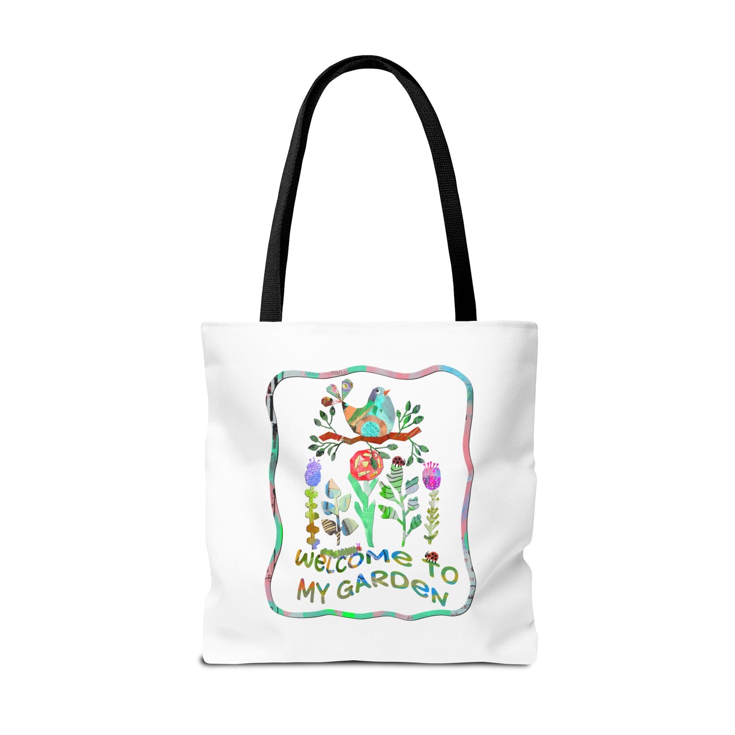 Welcome to My Garden Collage Tote Bag