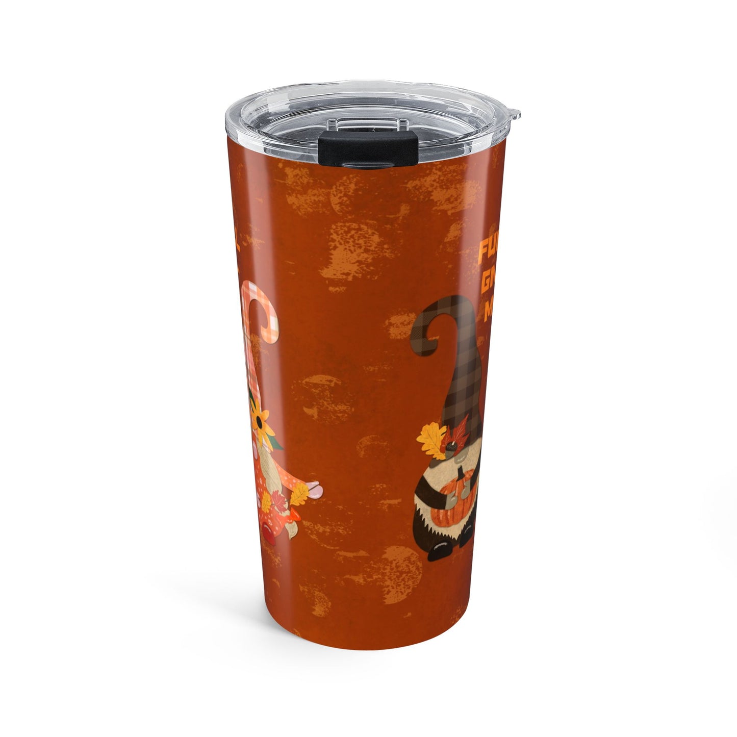 Fun Fall Gnome-ments Collage Tumbler
