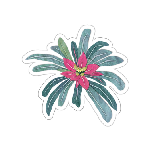 Euphorbia, Tropical Flower Die-Cut Stickers