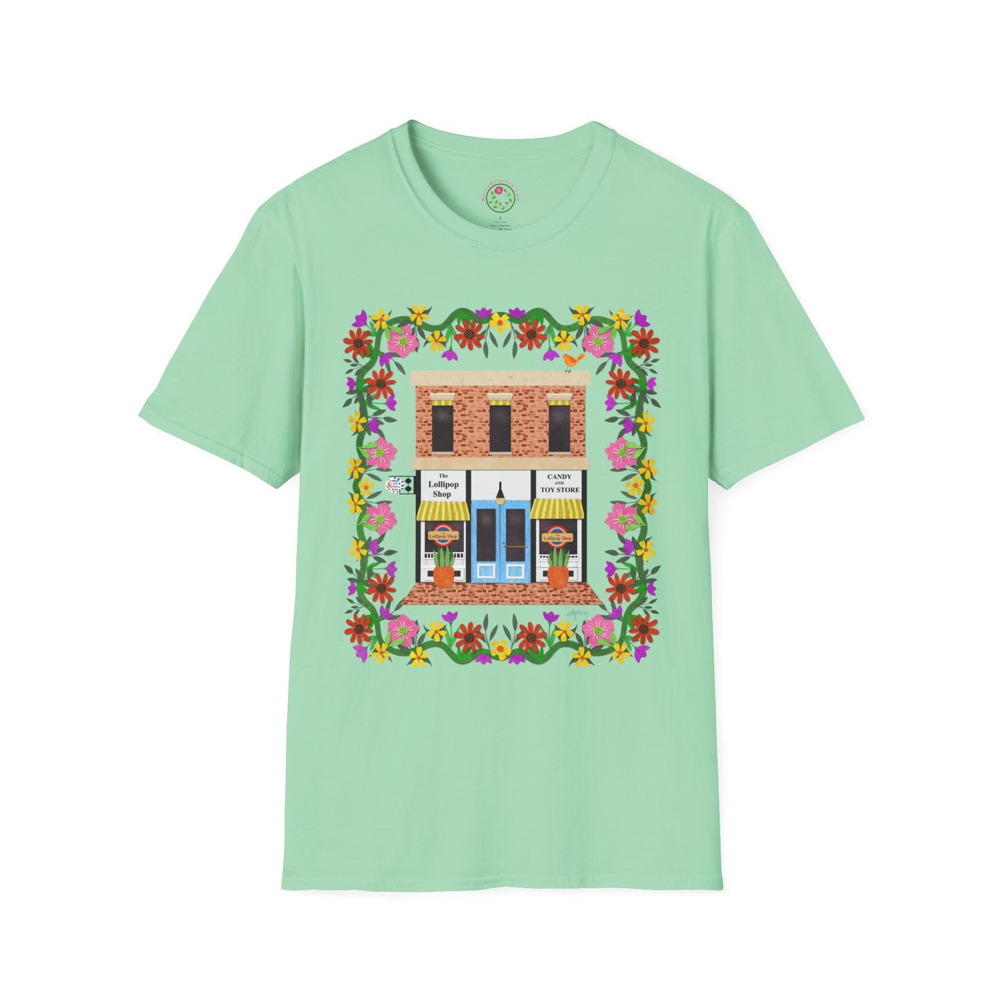 Lollipop Shop Collage Softstyle T-Shirt