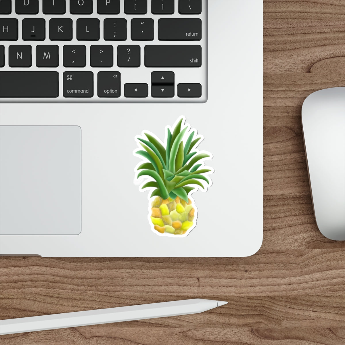 Fresh Pineapple Die Cut Sticker