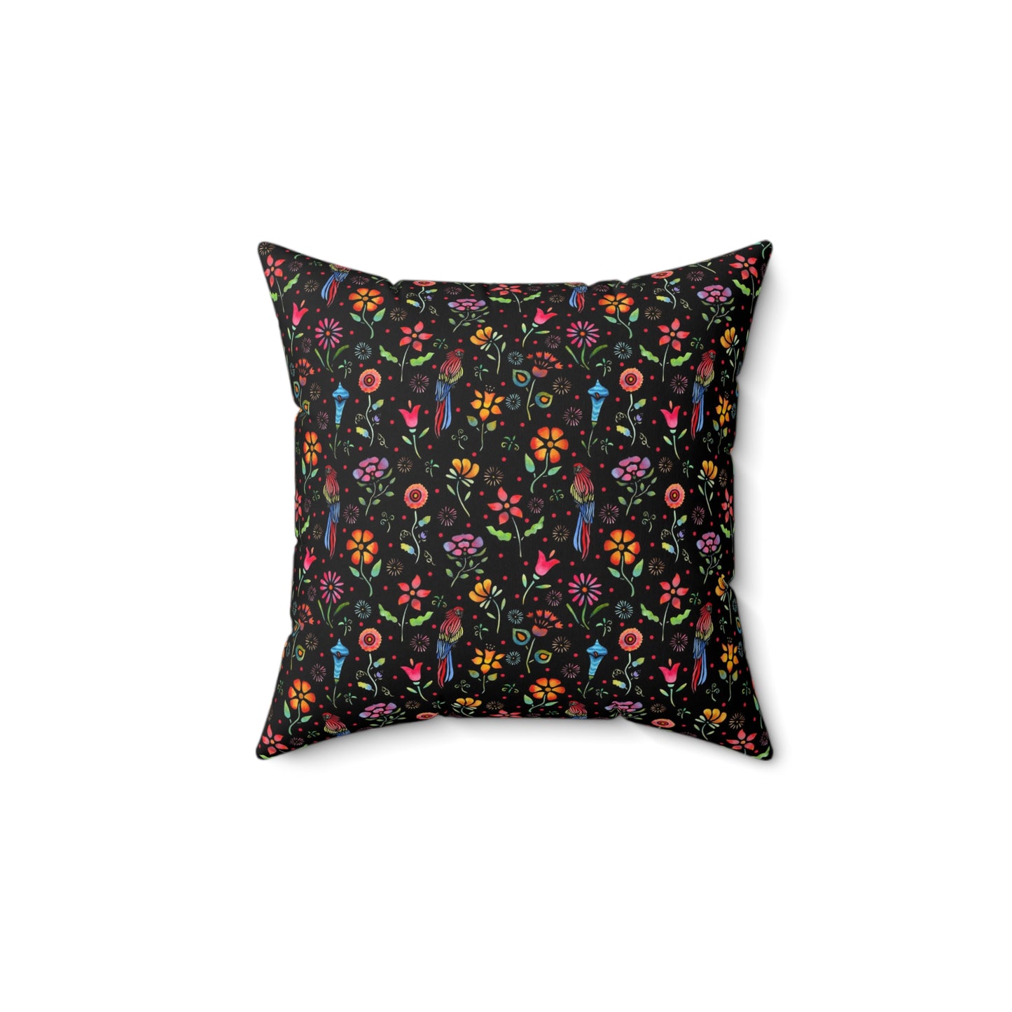 Frida Flowers Spun Polyester Square Pillow