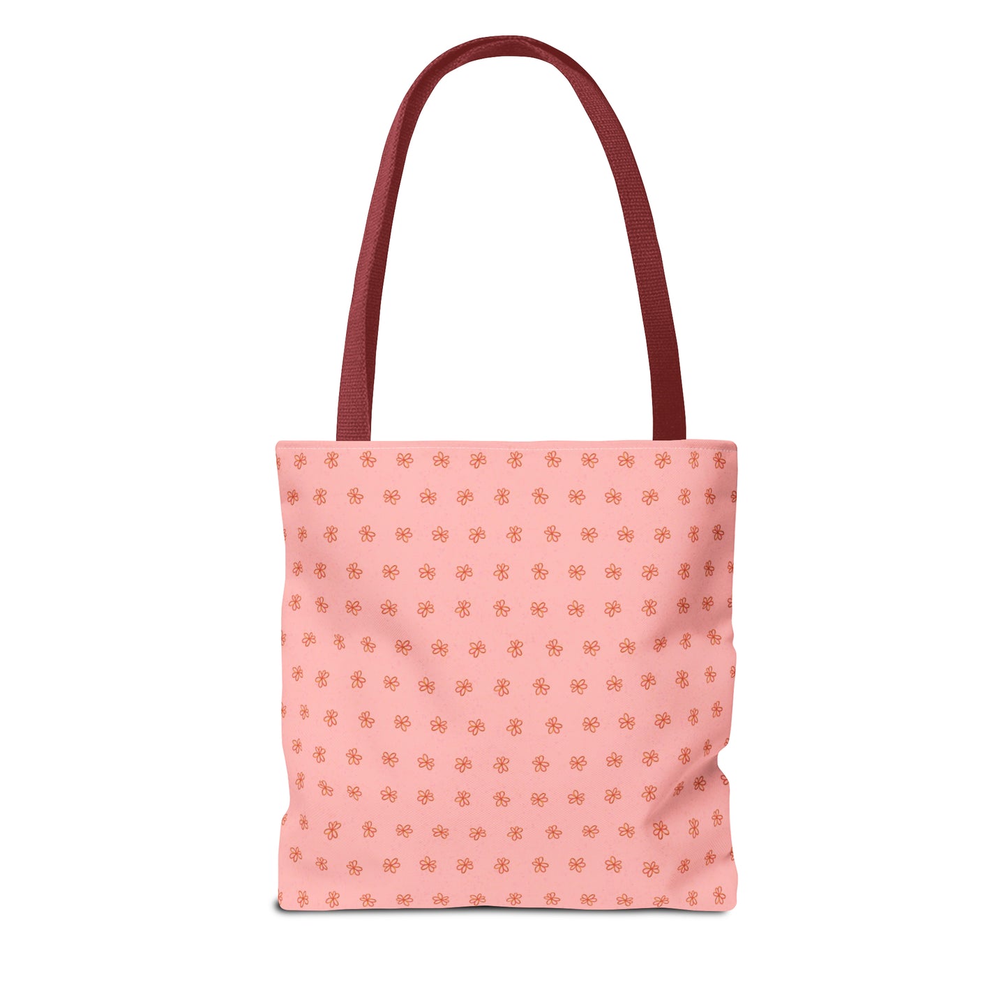 Pink Meadow Flowers Tote Bag