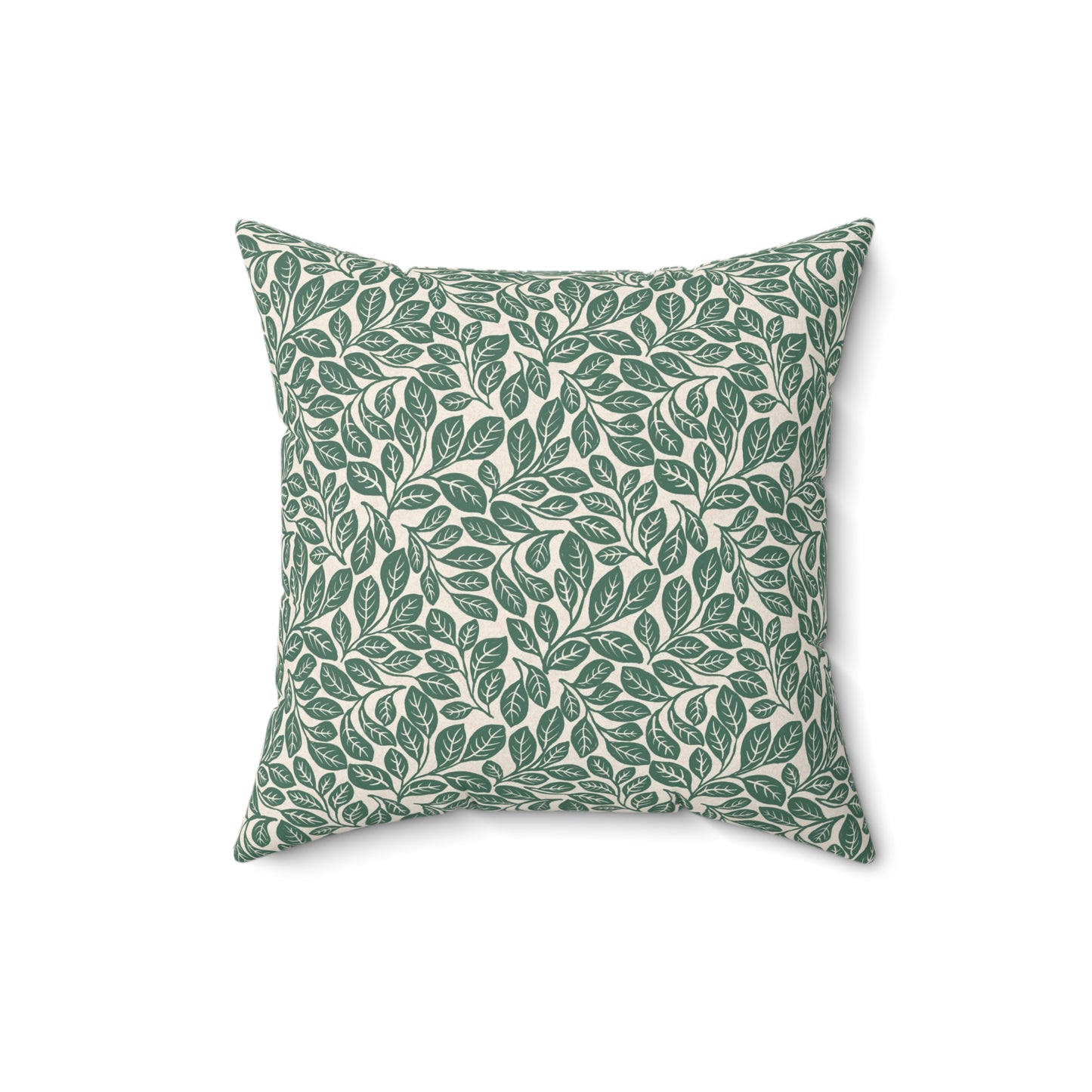 Sassafras Leaves Spun Polyester Square Pillow