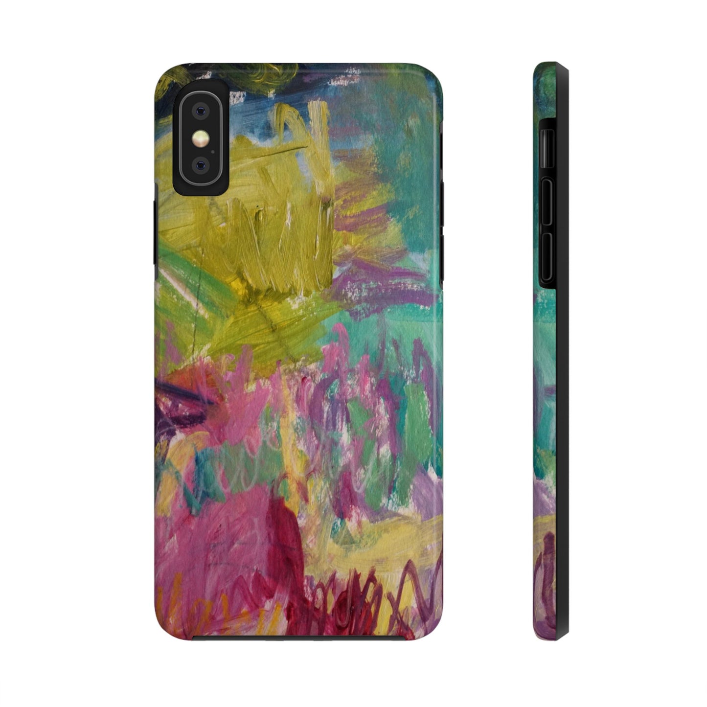 Abstract Pastel Tough Phone Cases