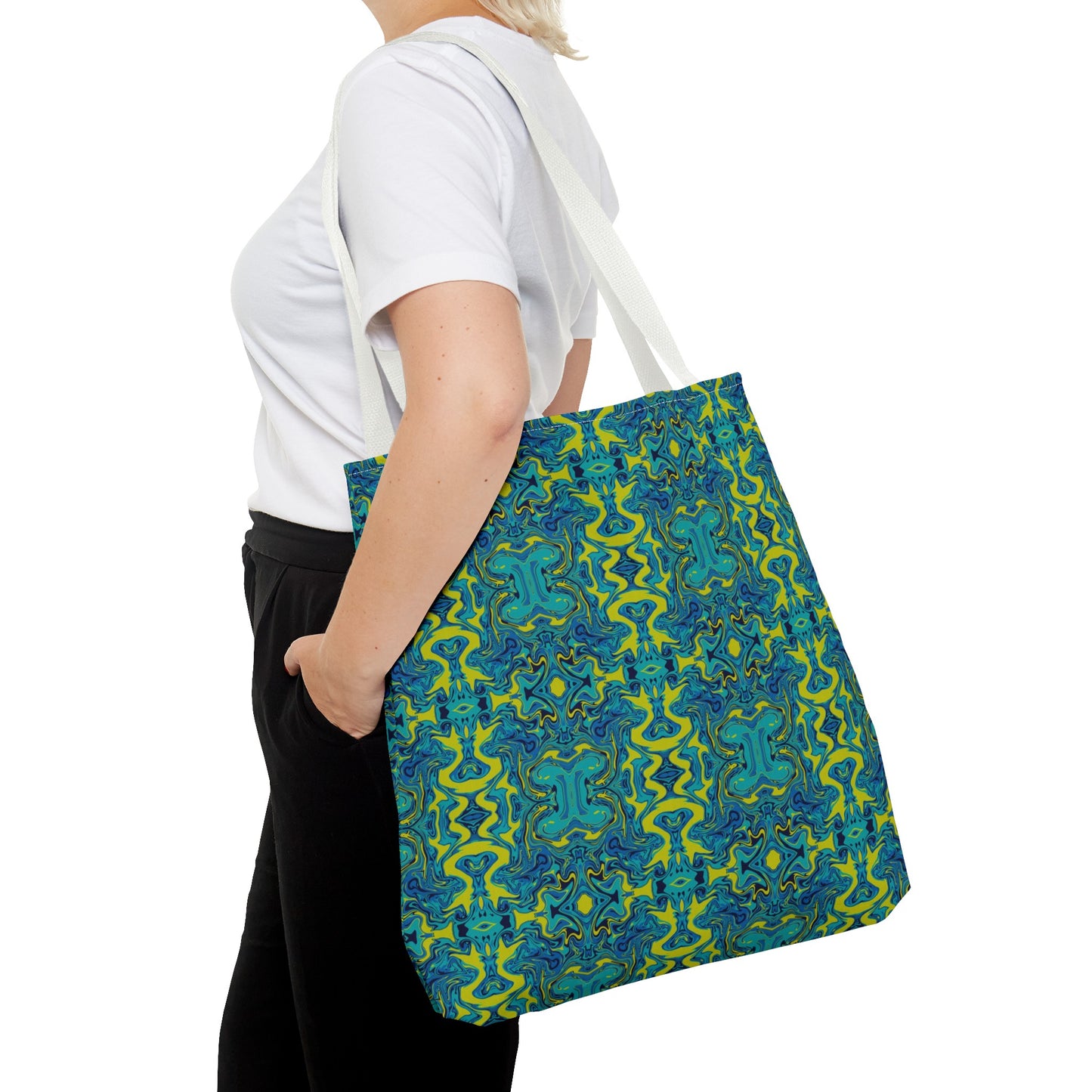 Boho Psychedelic Liquify Tote Bag