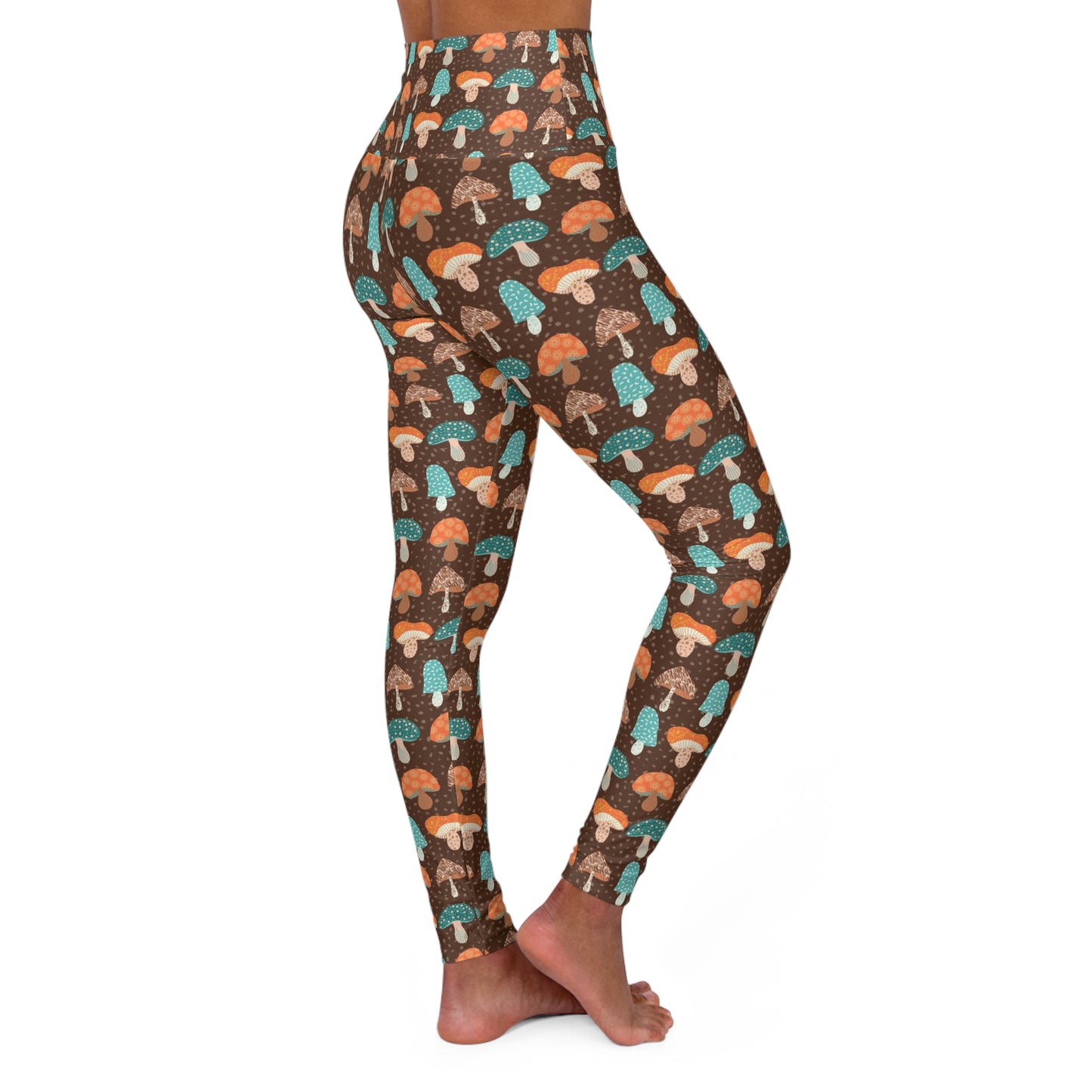 Magical Mushrooms High Waisted Yoga Leggings