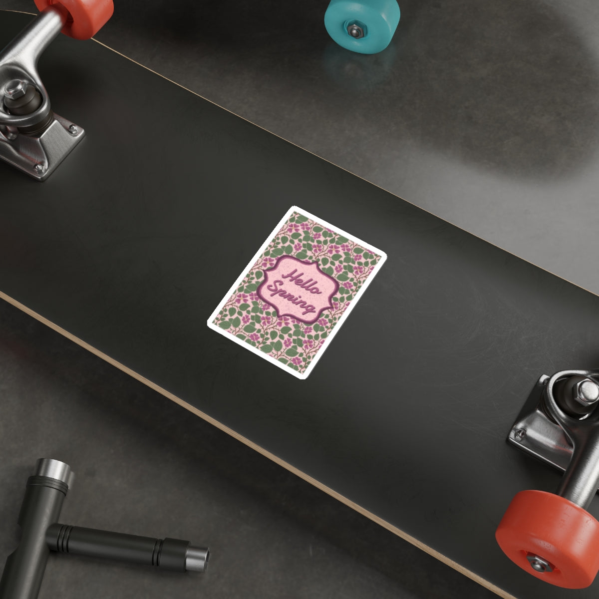 Pink Dogwoods — Hello Spring Die Cut Sticker