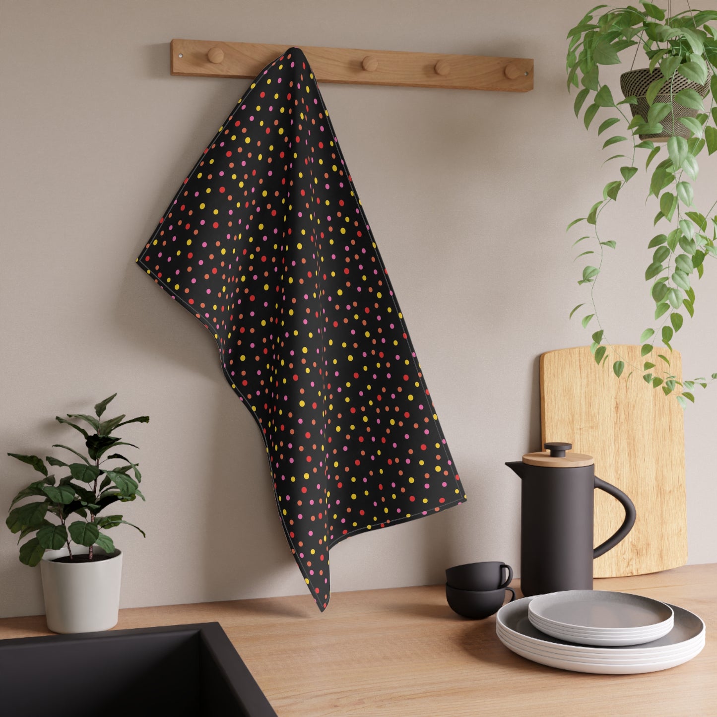 Frida Polka Dots  Kitchen Towel